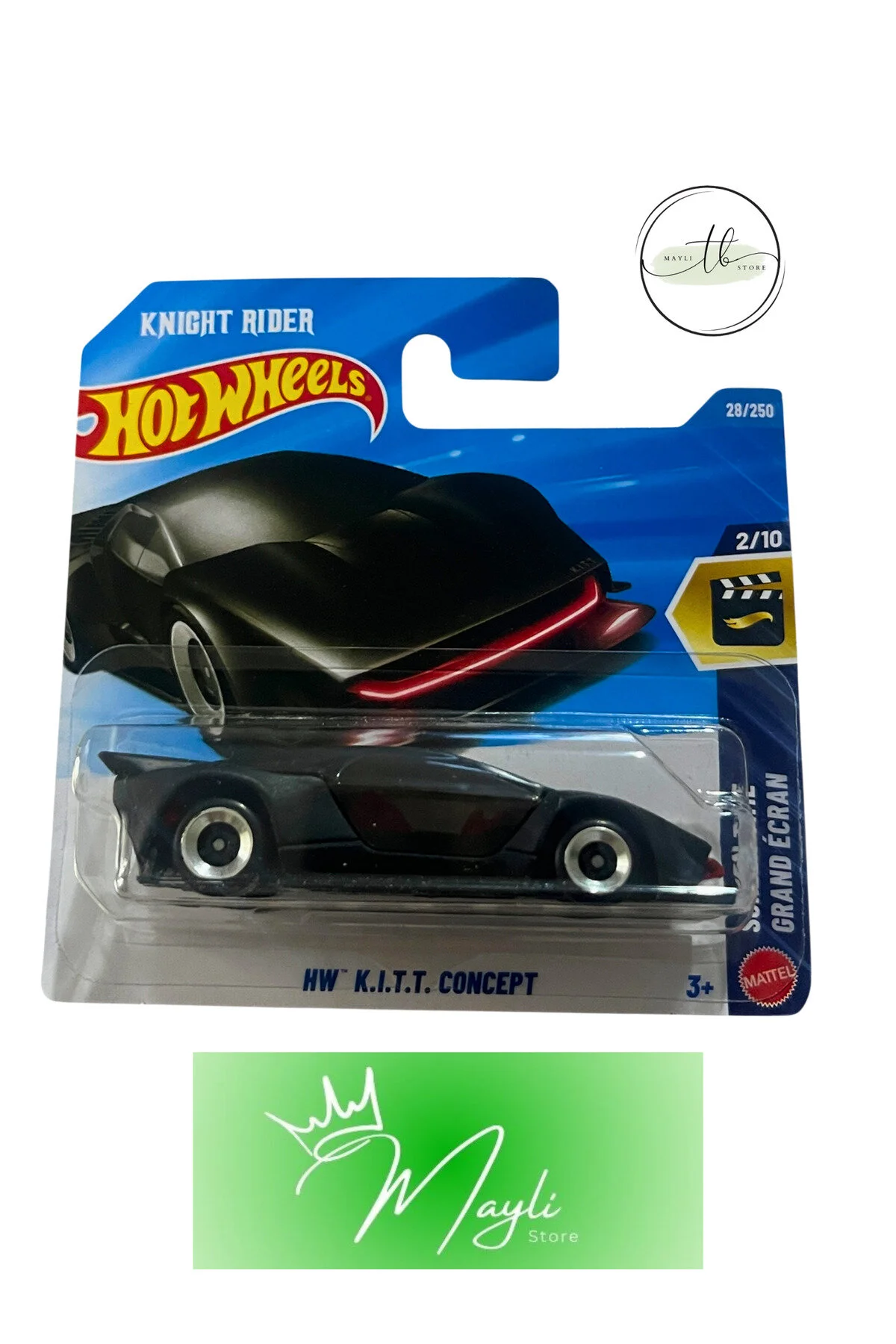ماشین اسباب بازی SCREEN TIME GRAND ECRAN K.I.T.T. مقیاس مفهومی 1 64 28 250 JJH98 N521 2026 HOT WHEELS