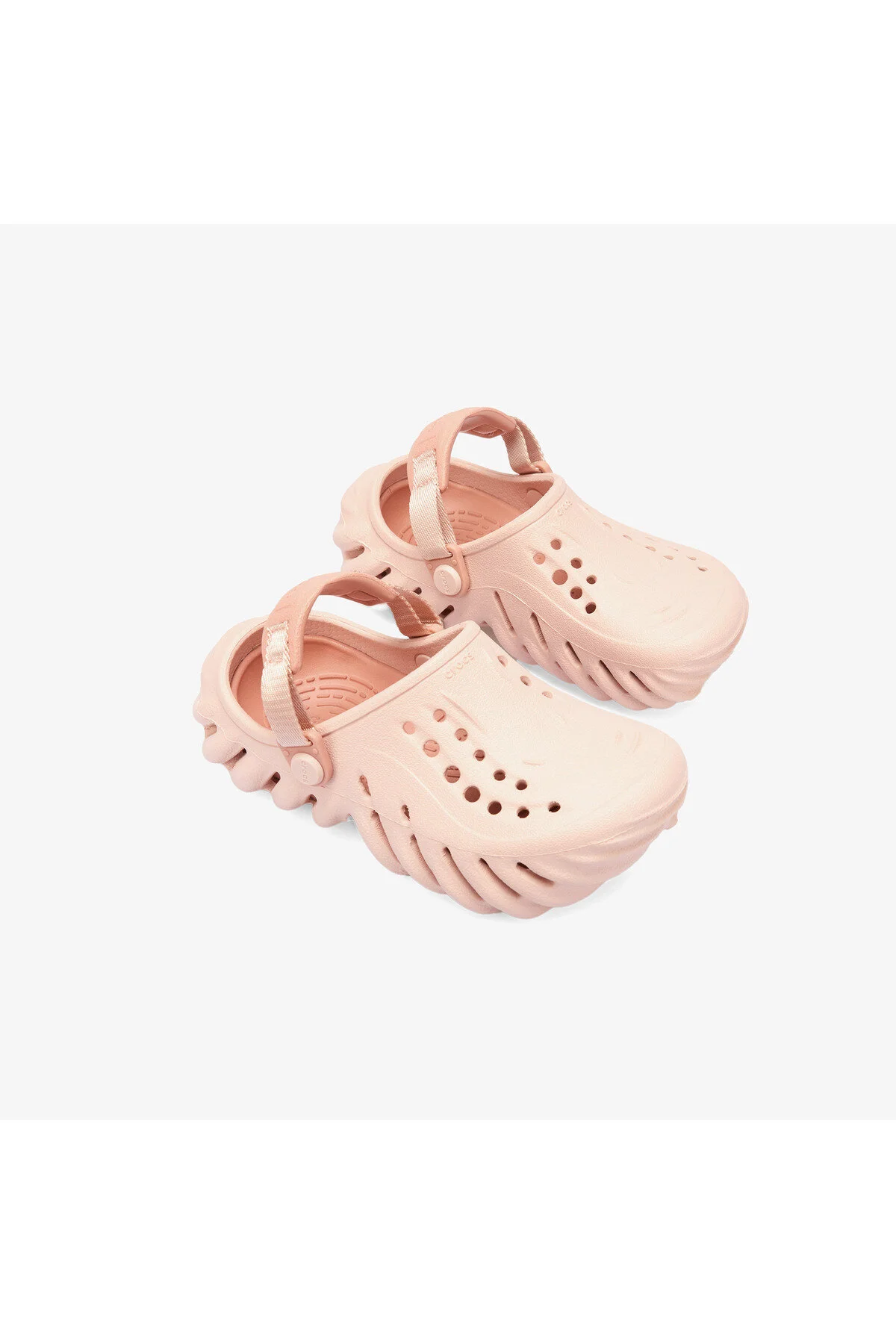 دمپایی دخترانه پسرانه یونیسکس Echo Clog Kids صورتی کراکس Crocs