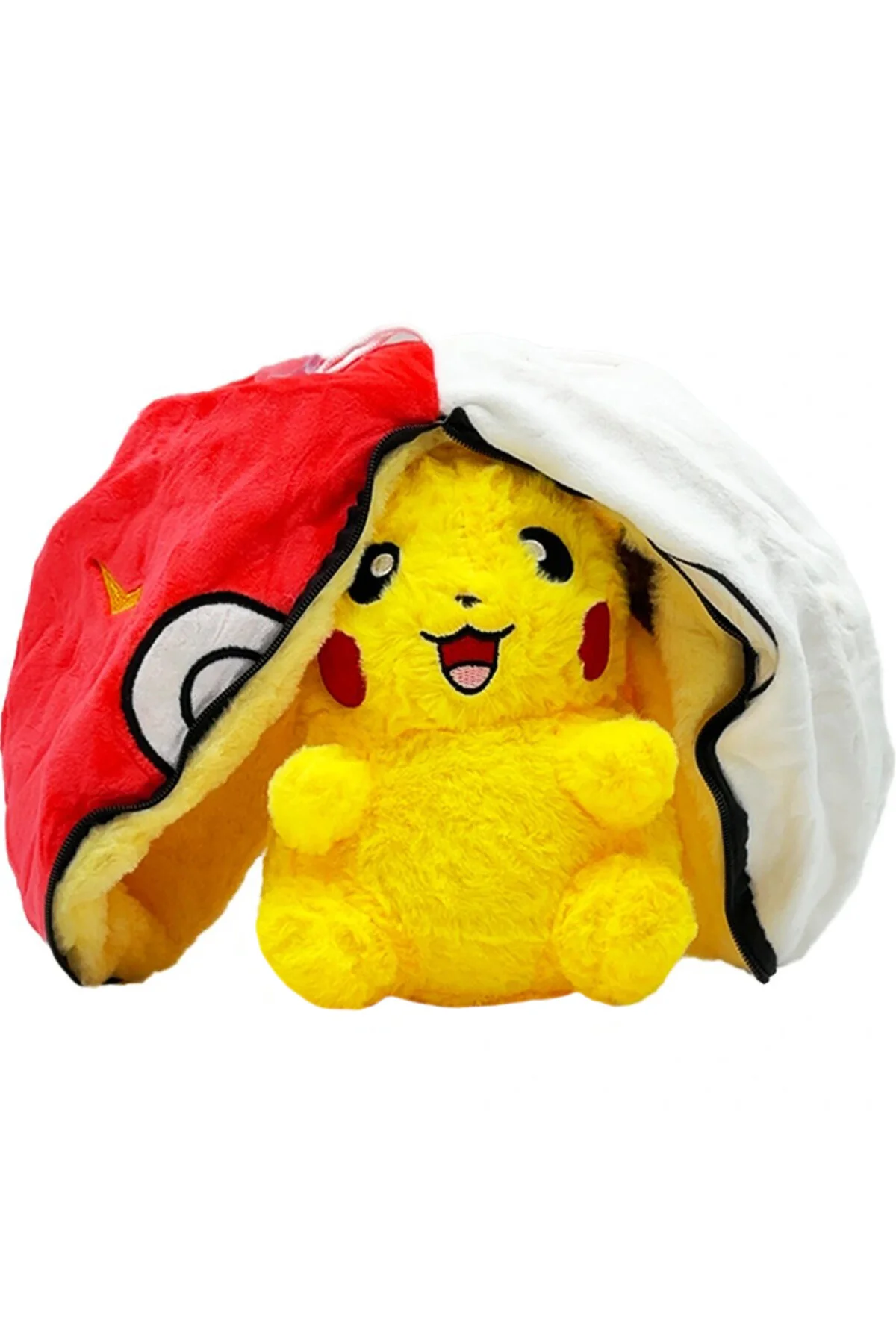 اسباب بازی های پشمی هدیه ولنتاین خرس ناز بالش زیپ دار و دوخت پیکاچو Pikachu