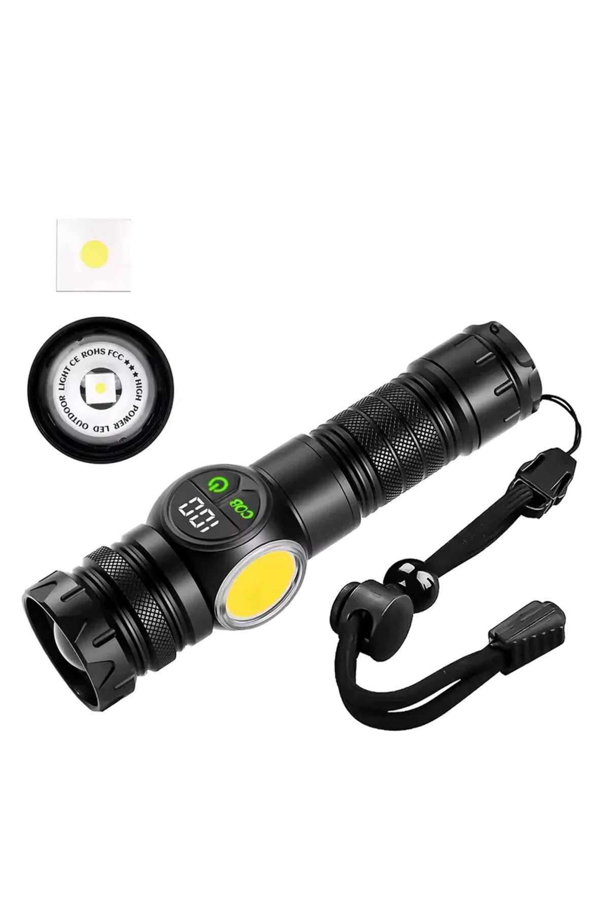چراغ قوه 9 حالته شارژی کمپینگ WT 704 NARUE