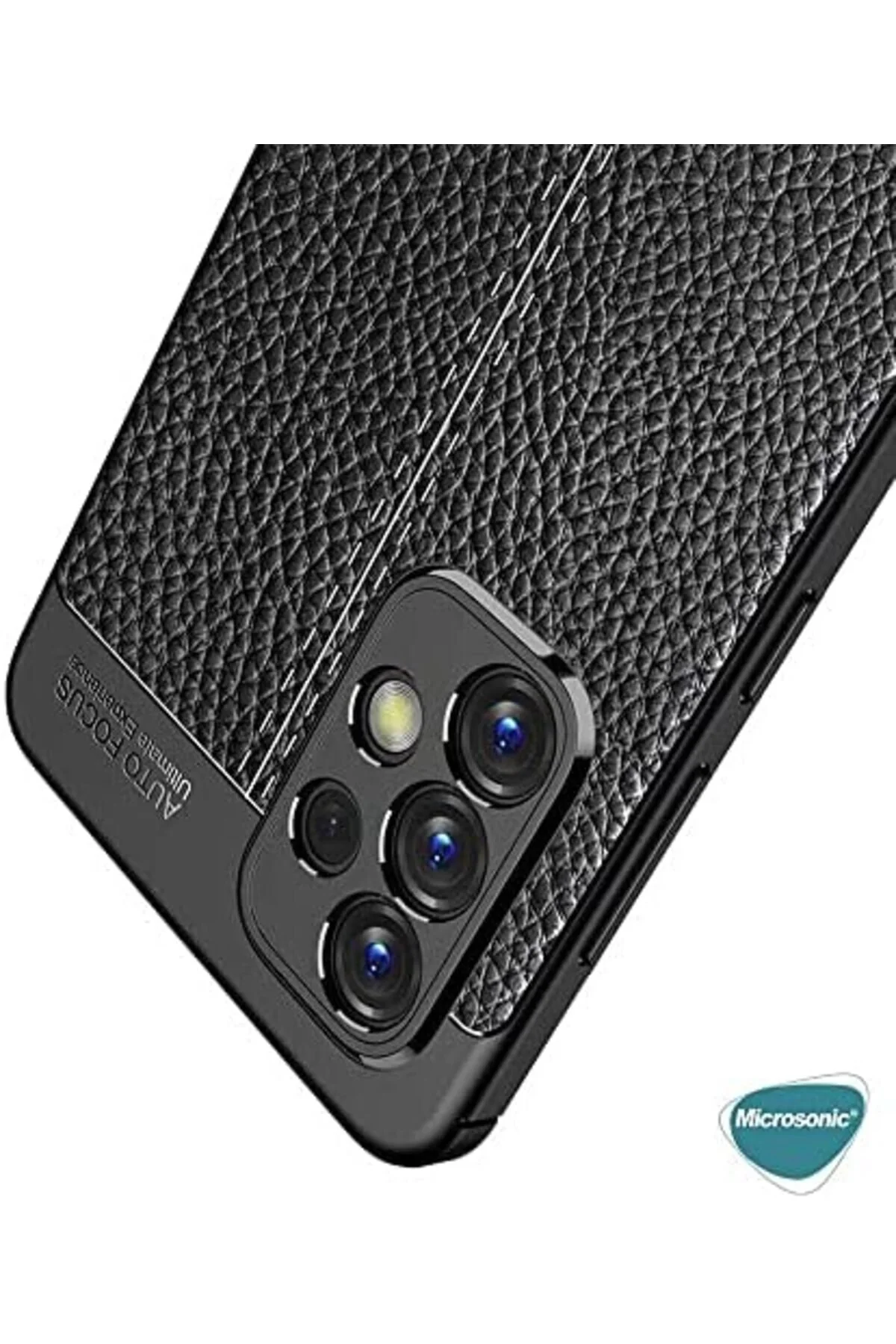 کاور و قاب گلکسی A33 5G چرم سیلیکونی مشکی سازگار با GALAXY STOREMAX