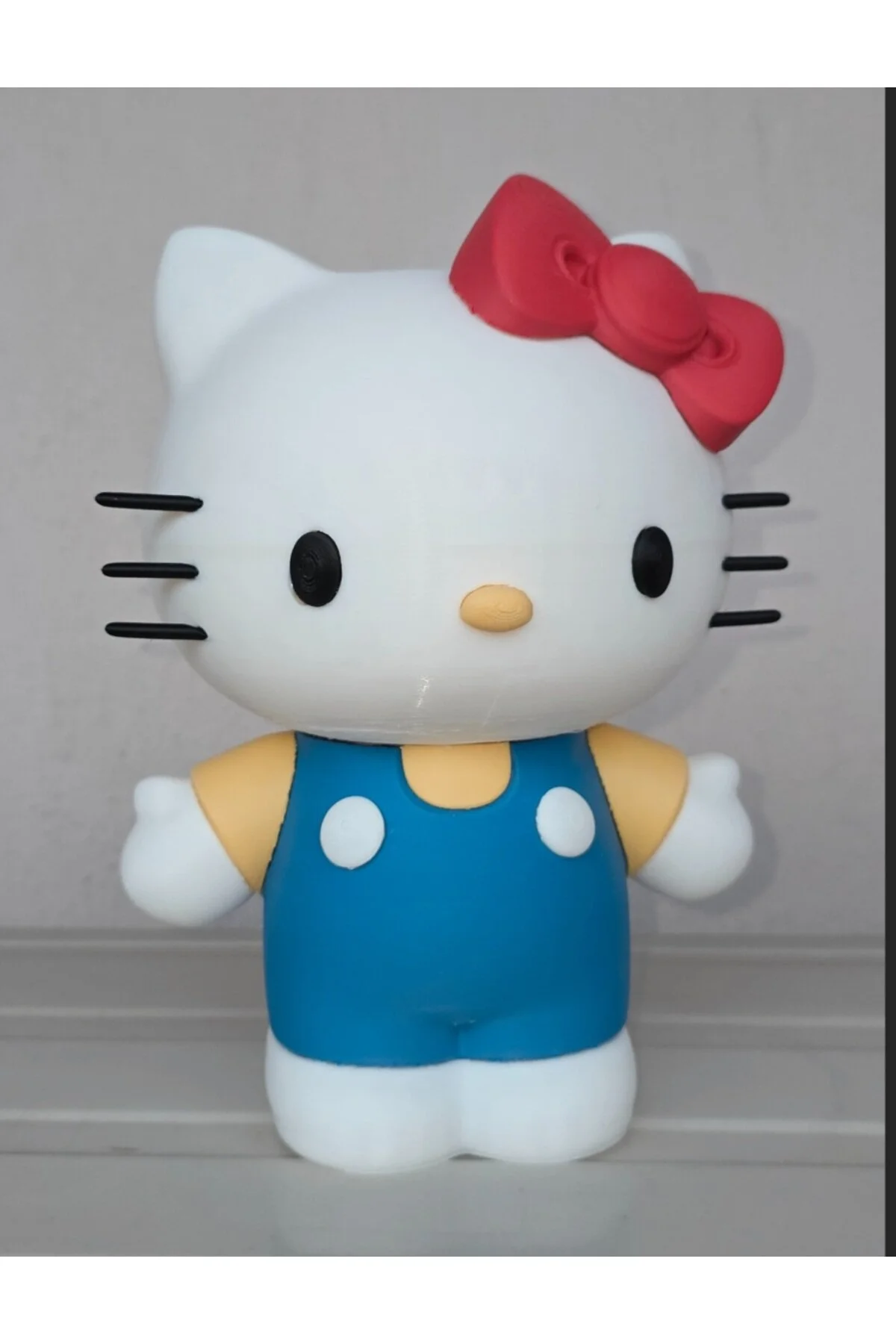 فیگور لباس کلاسیک HELLO KITTY سایز بزرگ مجسمه تزئینی پرینت سه بعدی رومیزی ABAS