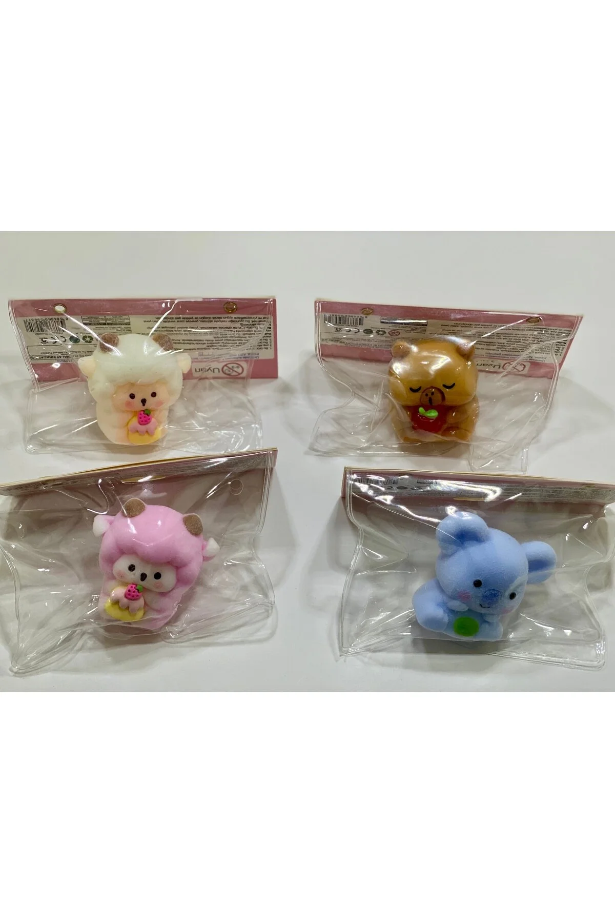 اسباب بازی های فیگور دیگر حیوانات سورپرایز رنگارنگ SQUISH SQUISHY 1 PIECE DF ToyShop