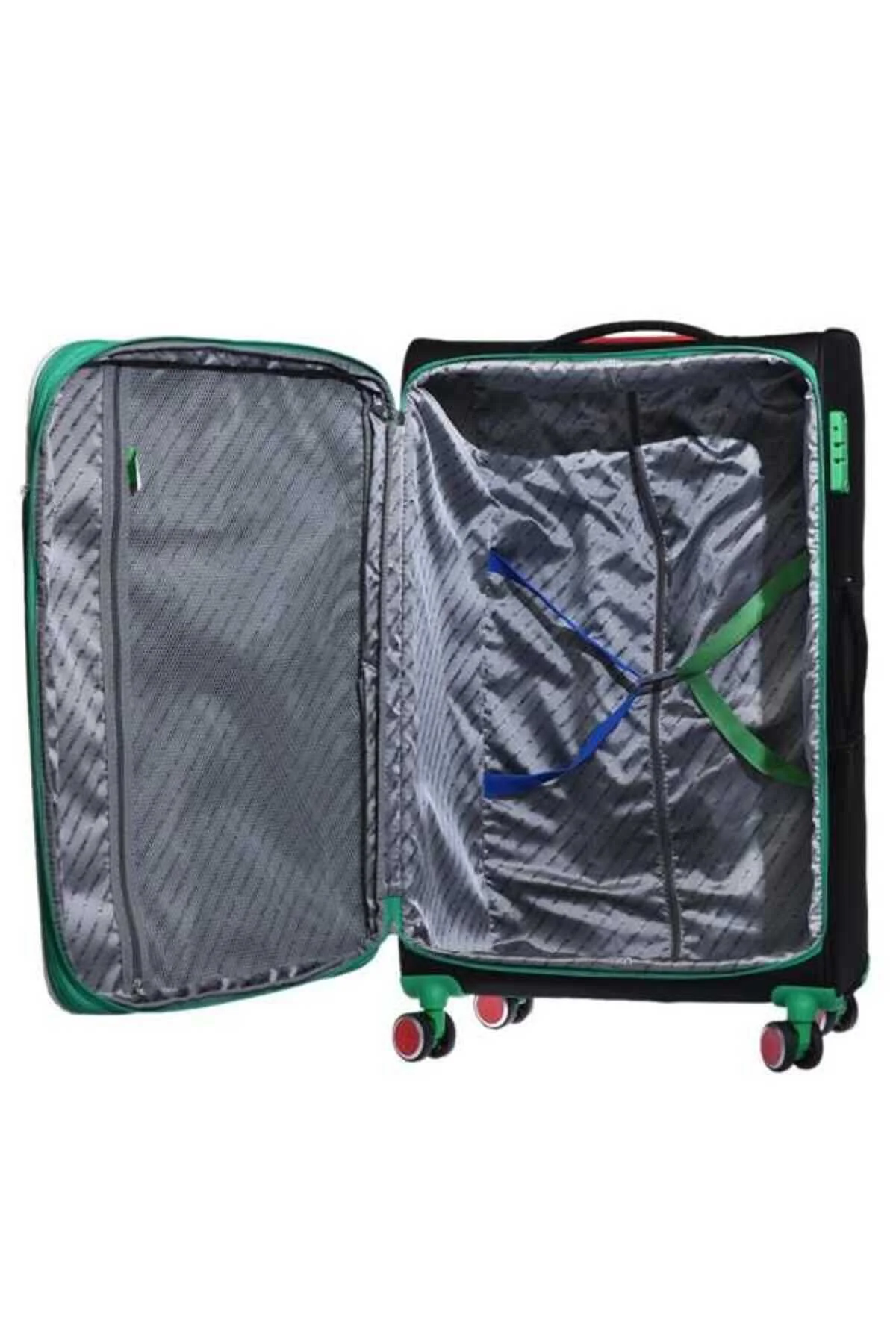 چمدان و ساک مشکی مردانه زنانه 14BNT2200 03 s یونیسکس اندازه کابین United Colors of Benetton