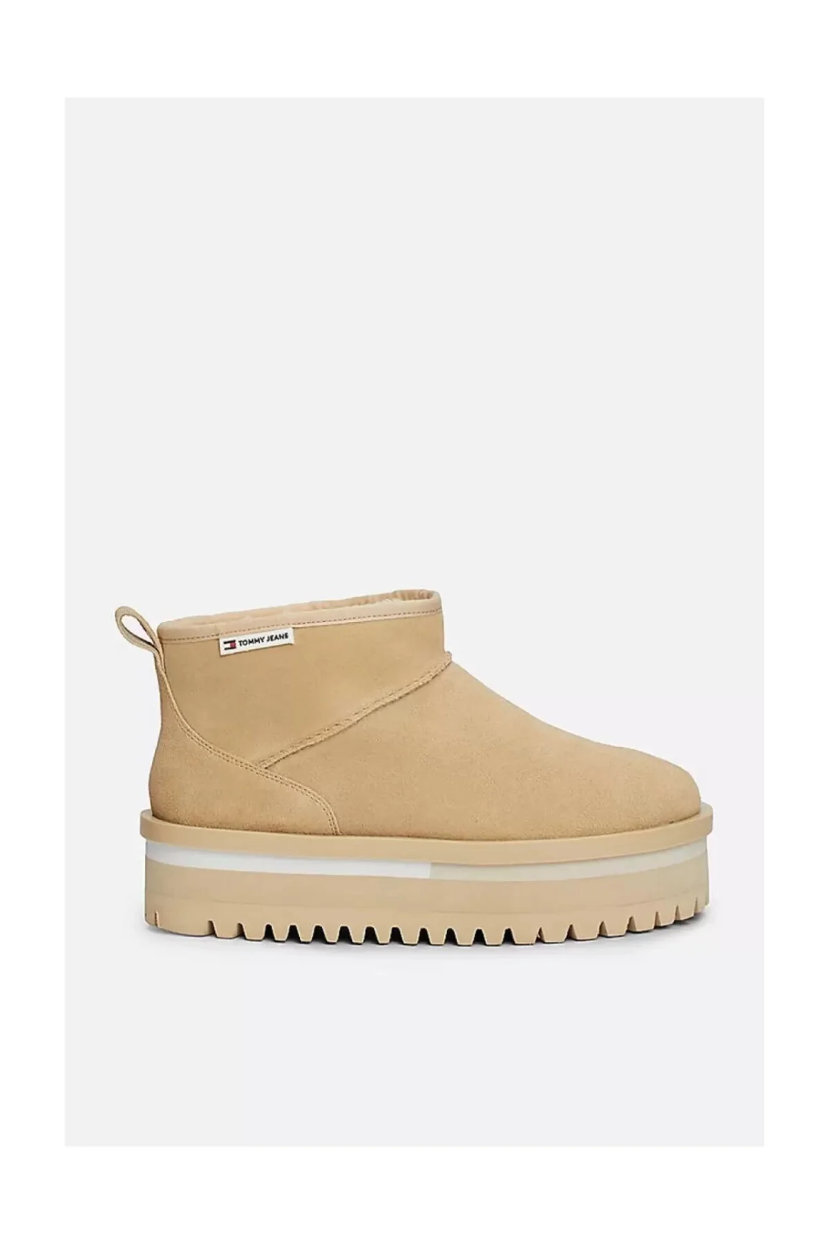 چکمه و بوت TJW SUDE FLATFORM BOOT WL Tommy Hilfiger