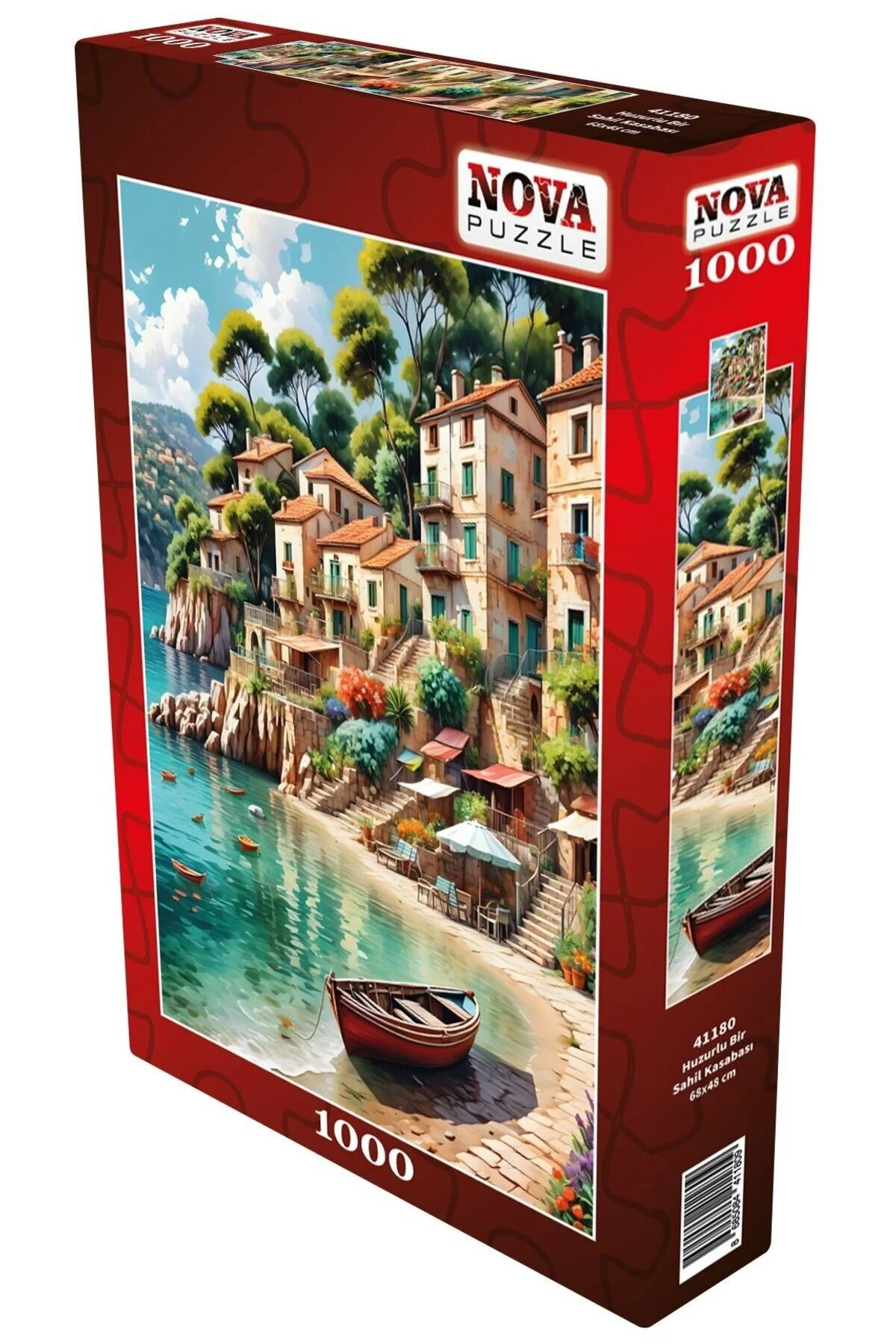 پازل شهر ساحلی 1000 قطعه منظره دریا Nova Puzzle