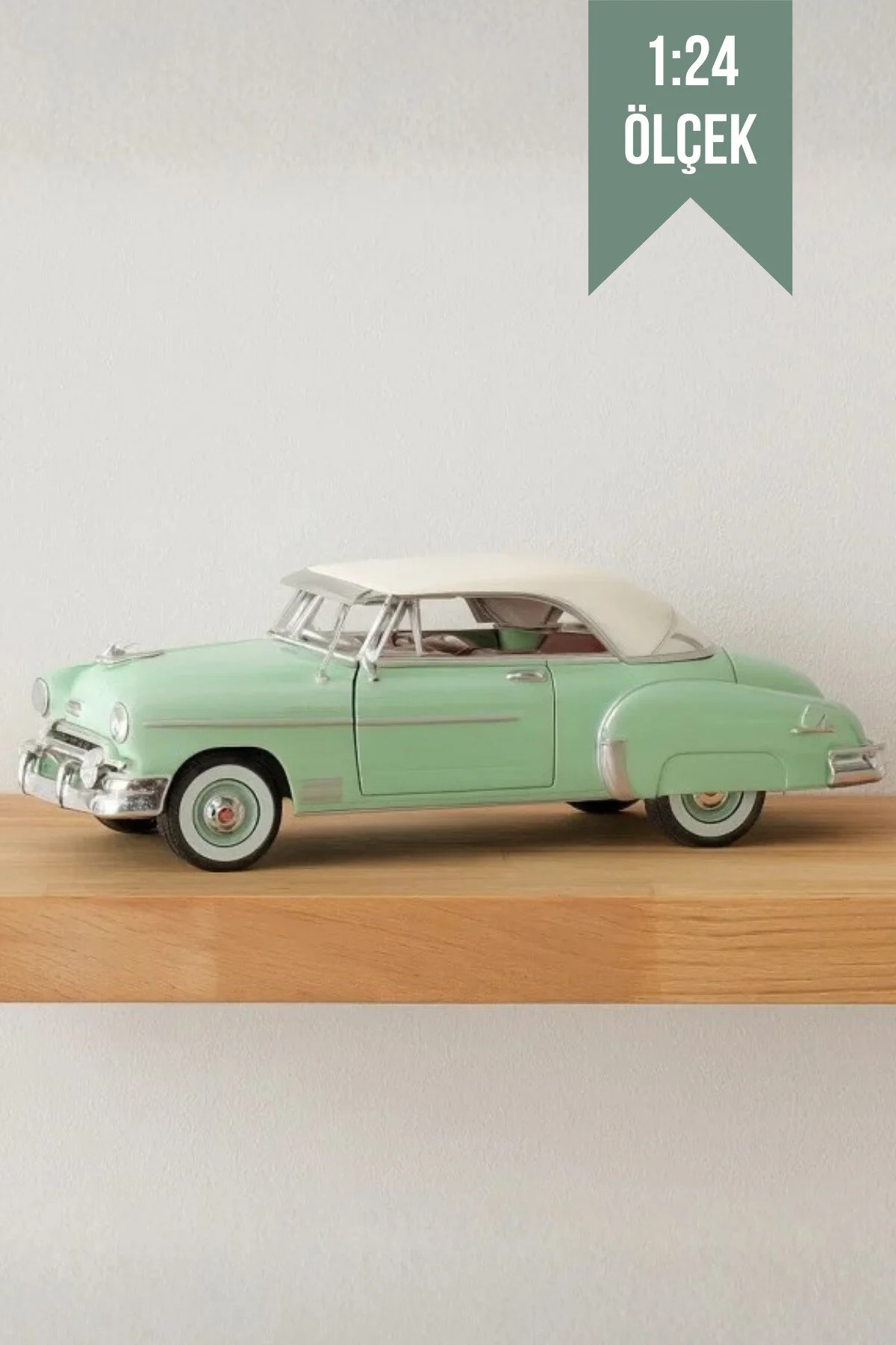 ماشین اسباب بازی مدل کلکسیونی کلاسیک فلزی اسباب‌بازی 1950 CHEVY BEL AIR SCALE 1:24 DIE CAST craftivio