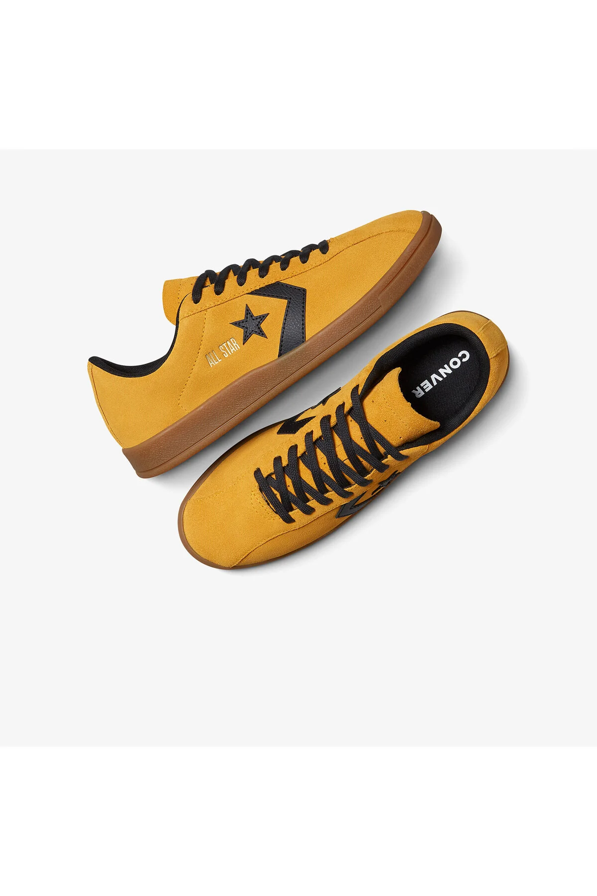 اسنیکر کفش ورزشی کلاسیک جیر یونیسکس زرد کانورس Converse