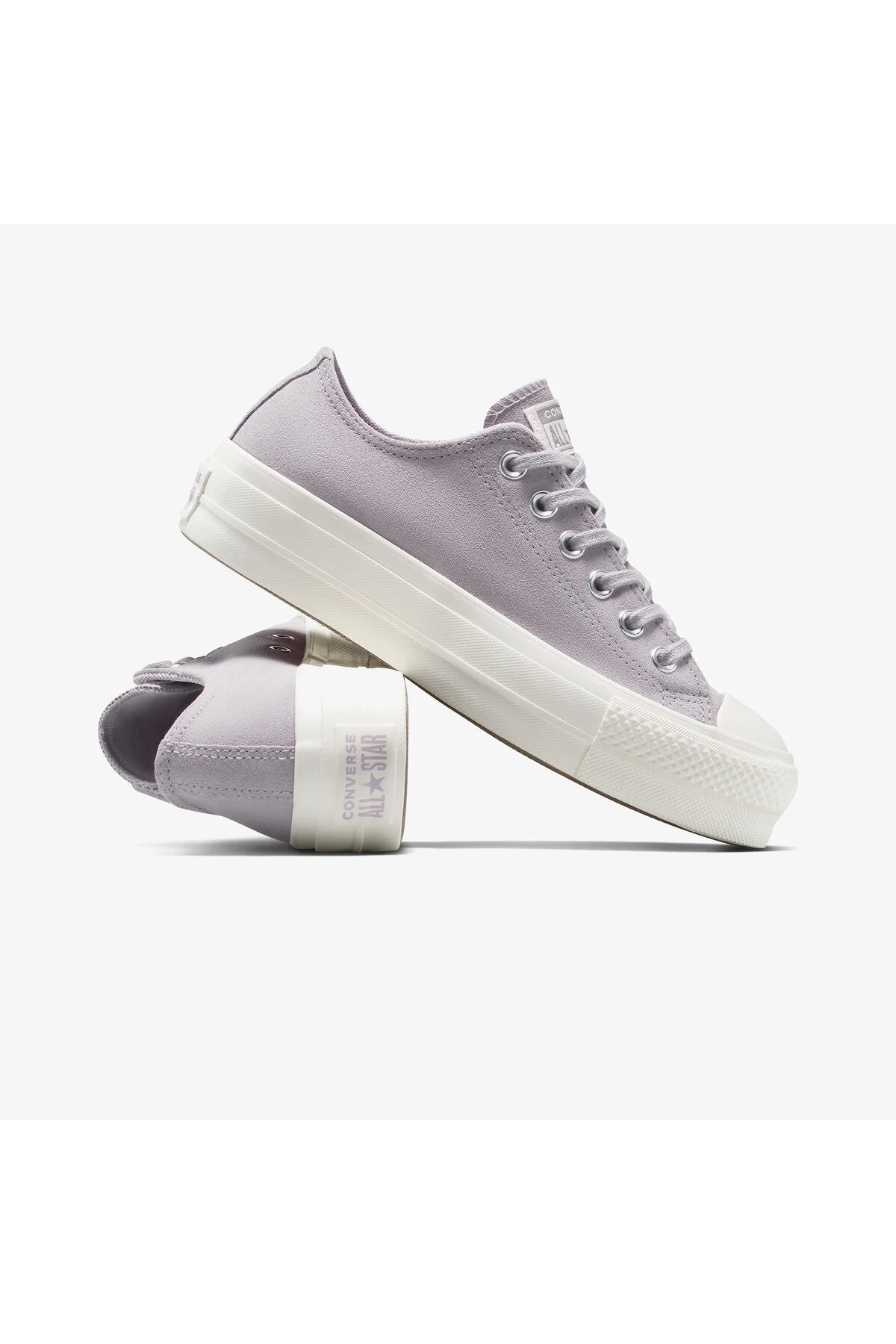 اسنیکر کفش ورزشی بنفش یونیسکس پلتفرم بالابر تمام استار چاک تیلور کانورس Converse