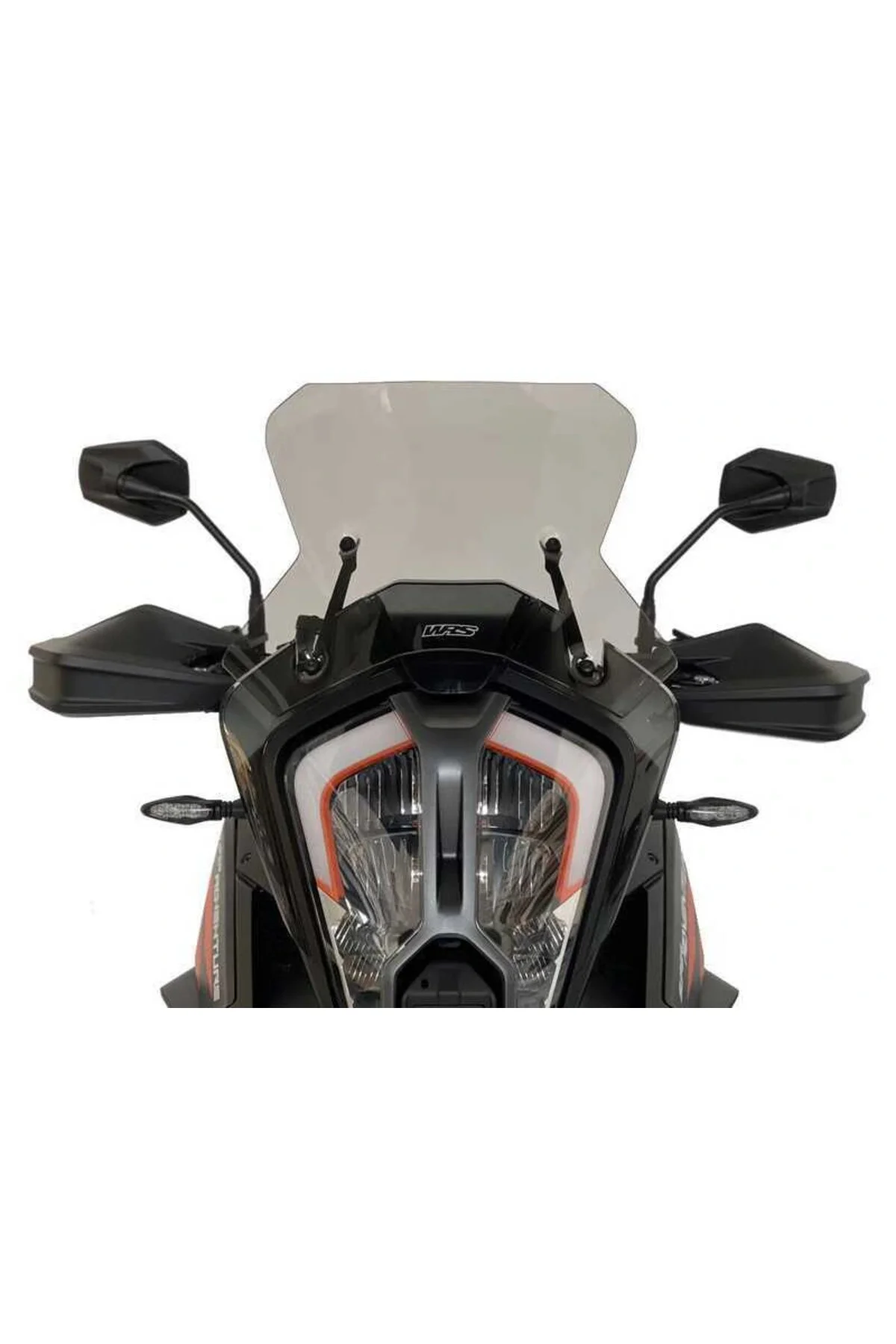 محصولات ضروری موتورسیکلت KTM 1290 SUPER ADVENTURE S 2021 2024 WIND WISOR DARK SMOKED wrs