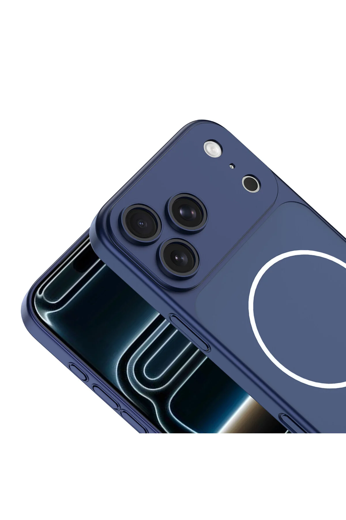 کاور و قاب محافظ شارژ بی سیم آیفون 17 پرو مکس جرقه دوربین ویژه Başkenttekno