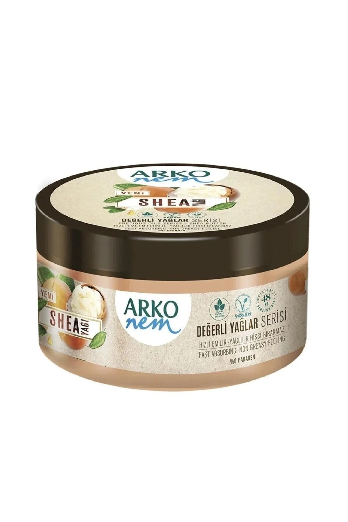 کرم بدن با روغن شی باتر 250 میلی لیتر مناسب برای پوست های خشک آرکو Arko
