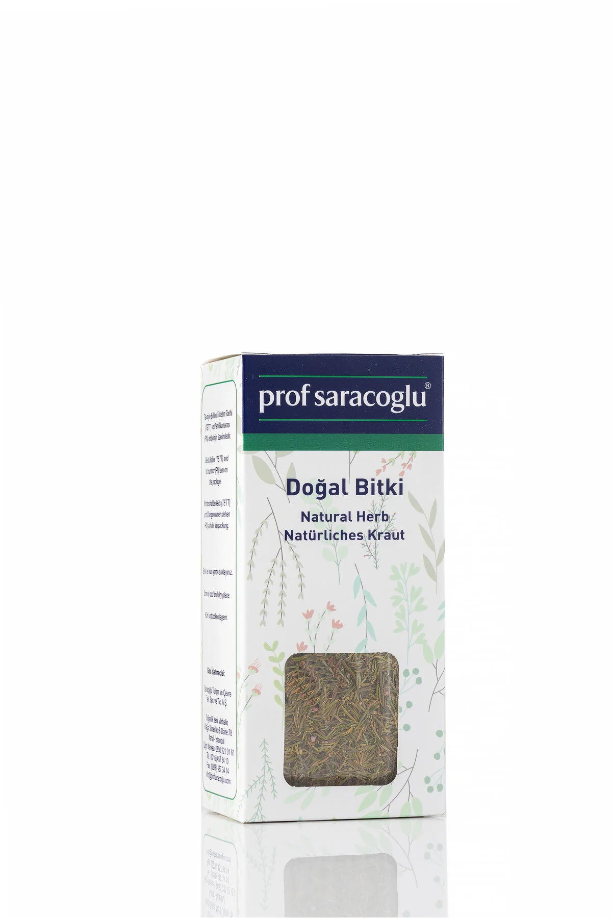 دمنوش های گیاهی گیاه طبیعی تمیز 65 گرم prof saracoglu