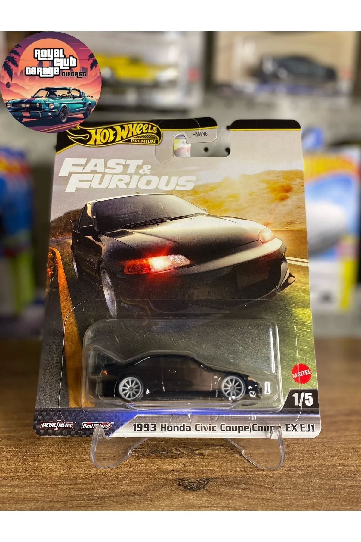 ماشین اسباب بازی HONDA CIVIC COUPE EX EJ1 ممتاز FAST & FURIOUS از ترکیه HOT WHEELS