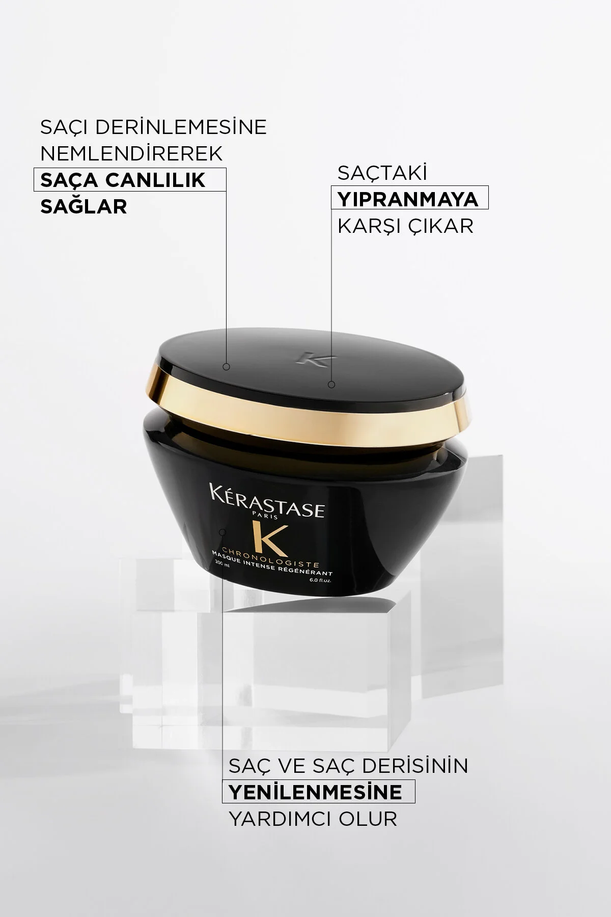 ماسک مو مردانه و زنانه MASQUEOLOGIST MASQUE INTENSE RÉGÉNÉRANT تجدید 200 میل Kerastase