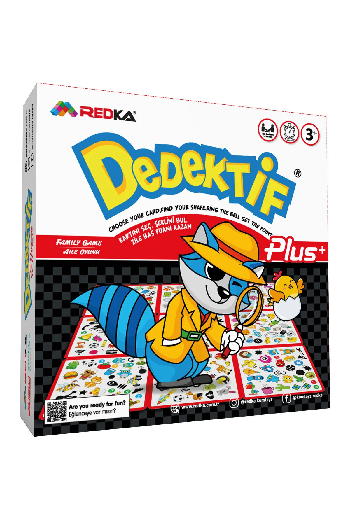 بازی های رومیزی دخترانه و پسرانه بچگانه Detective Plus 53176 اورجینال Redka