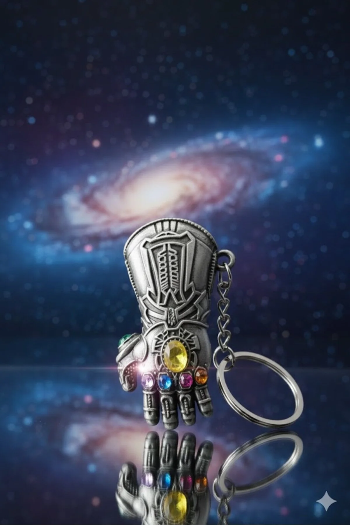 جلیقه کلید THANOS KEYCHAIN INFINITY GAUNTLET METAL MARVEL AVENGERS MINDA