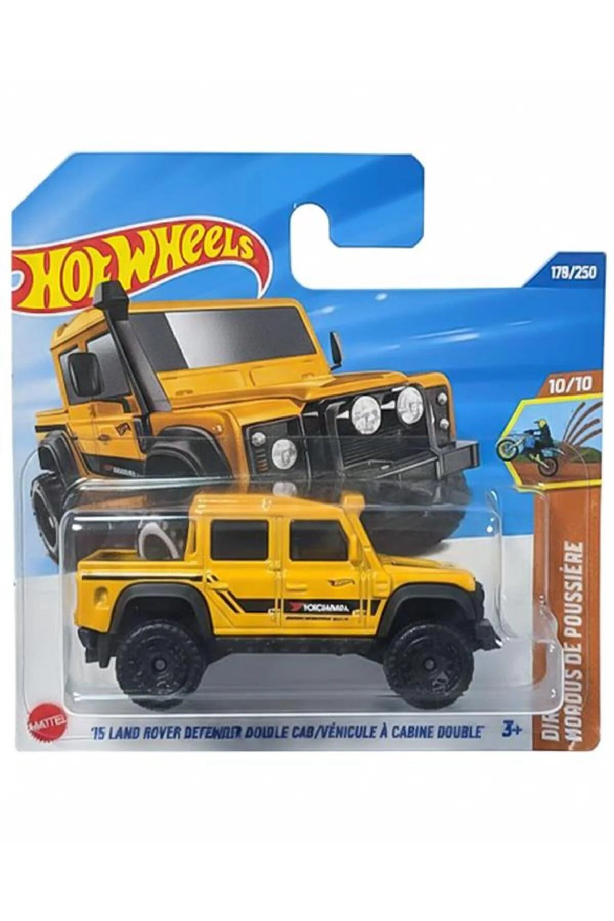 ماشین اسباب بازی 15 LANDROVER DEFENDER DOUBLE CAB VEHICULE A CABINE JBC00 1 64 SCALE CAR از ترکیه HOT WHEELS