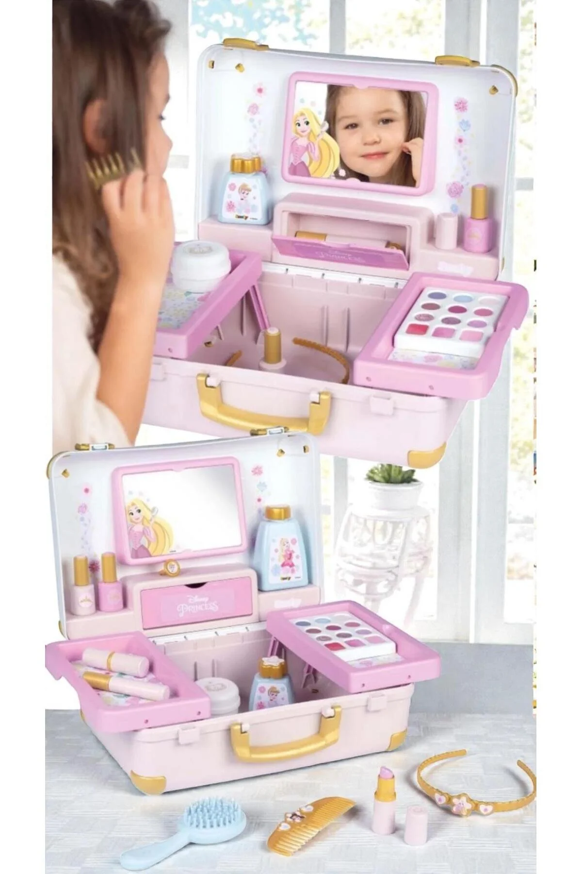 عروسک های اسباب بازی و لوازم جانبی ست کیف آرایشی TOY PRINCESSES' BEAUTY 01656 A-T AYZE-TRENDY