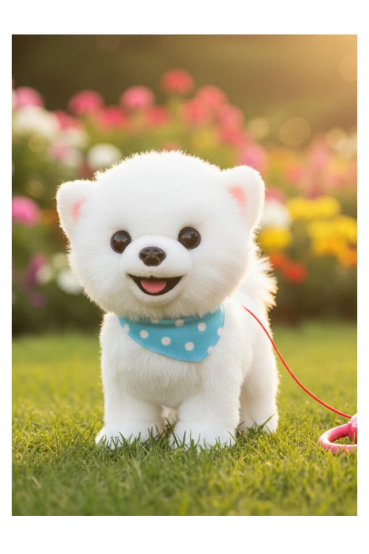 اسباب بازی های پشمی OTANTIK خانه پارس کردن سگ راه رفتن در یک هدیه تولد توله بند Flower Toys