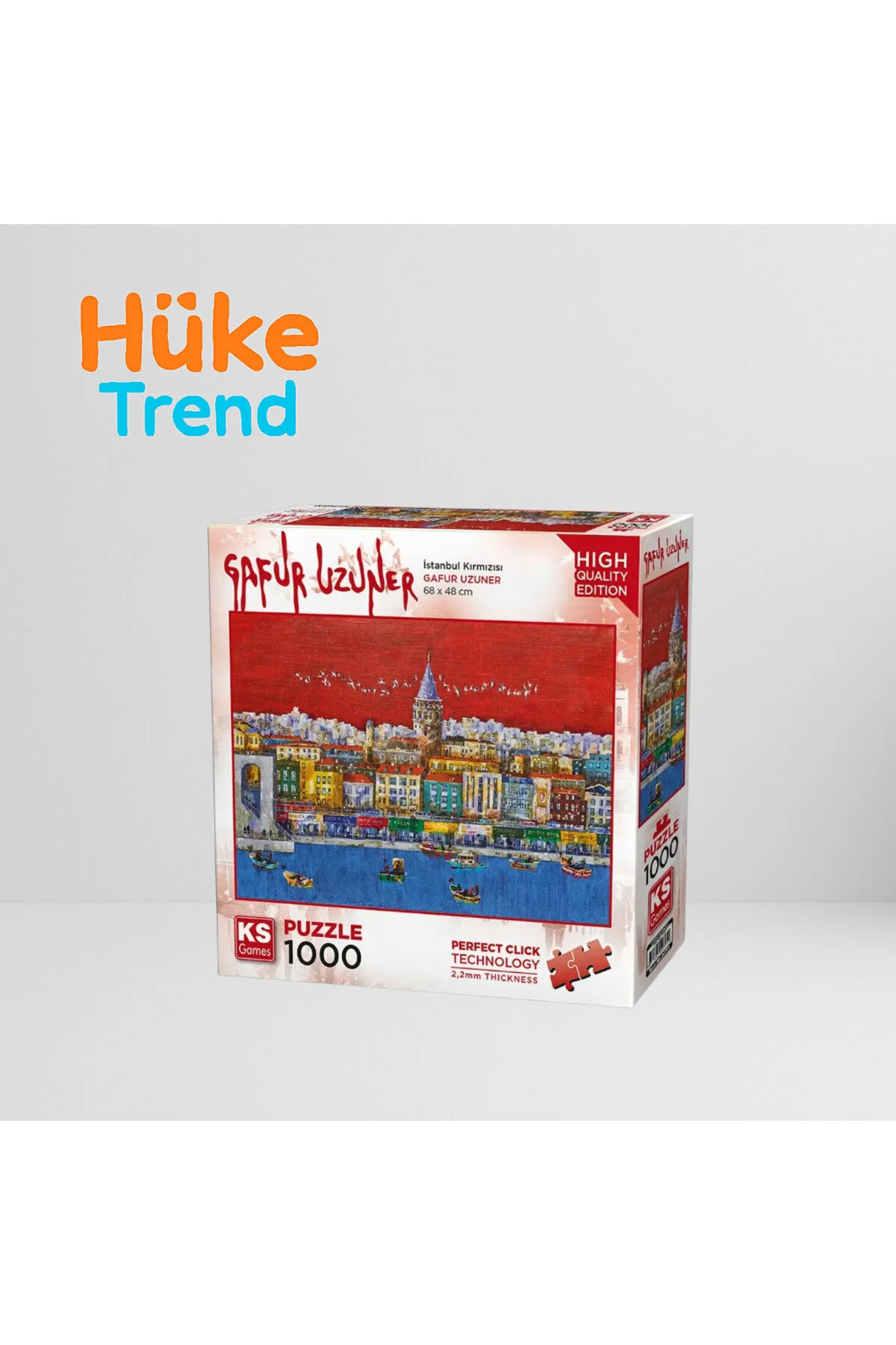 پازل قرمز استانبول اورجینال Hüke Trend