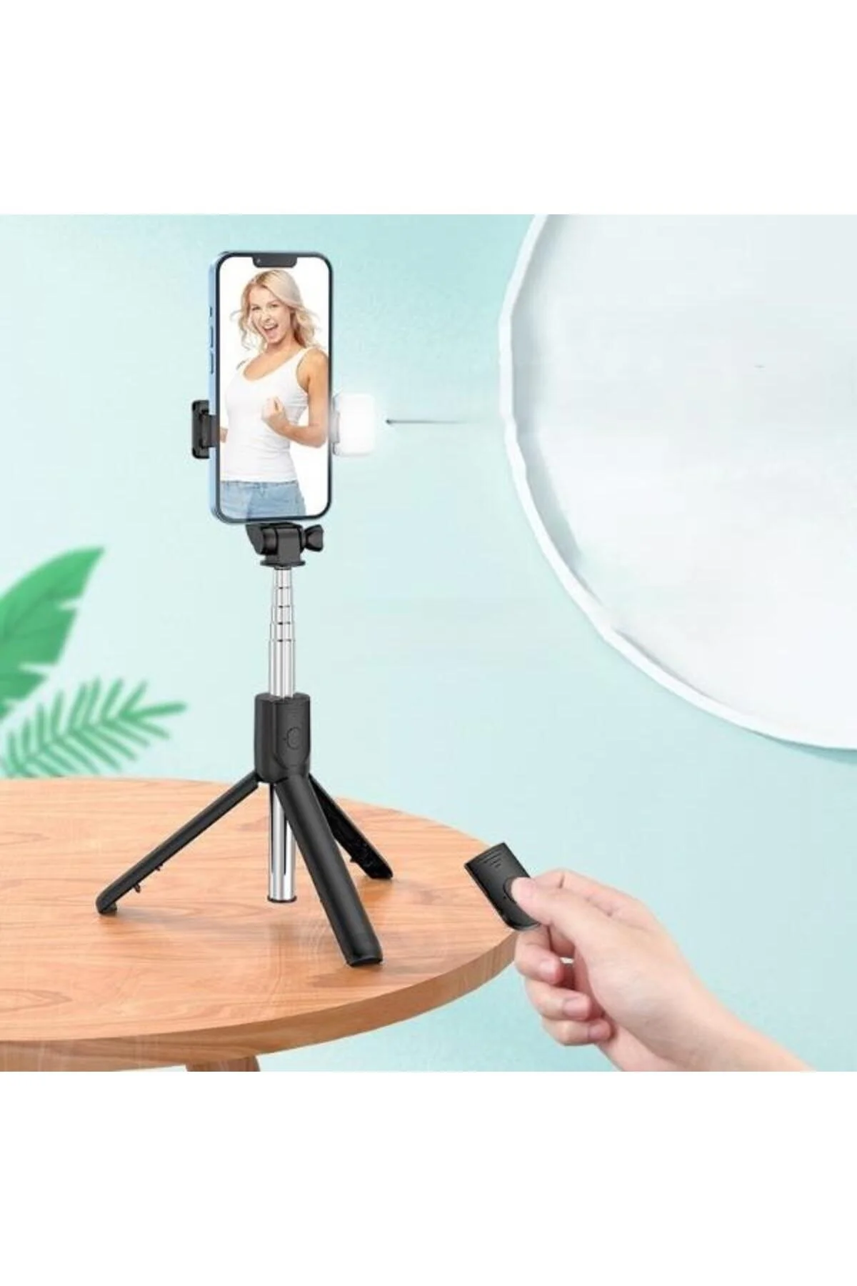 مونوپاد عکاسی استیک سلفی با سه پایه و کنترل از راه دور İstangül Butik