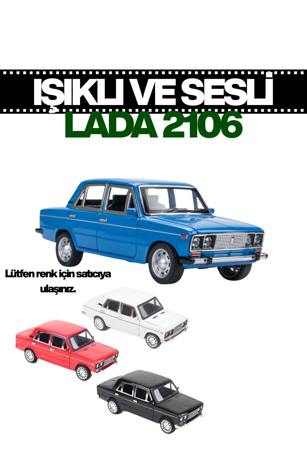 ماشین اسباب بازی 1:22 METAL LADA 2106 CLASSIC CAR MODEL VEHICLE DECOR قدیمی welcomein