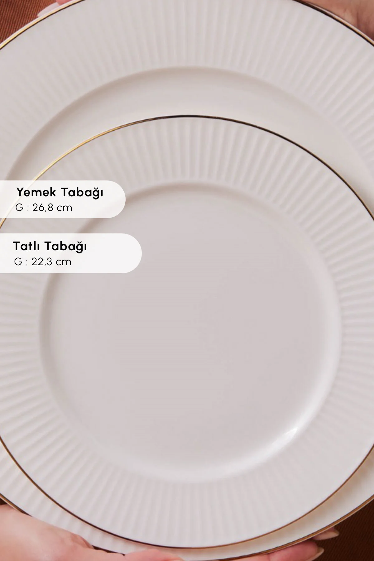 سرویس غذاخوری ELEGANCE BONE MASSIMO 53 قطعه 12 نفره شام ​​طلا Karaca