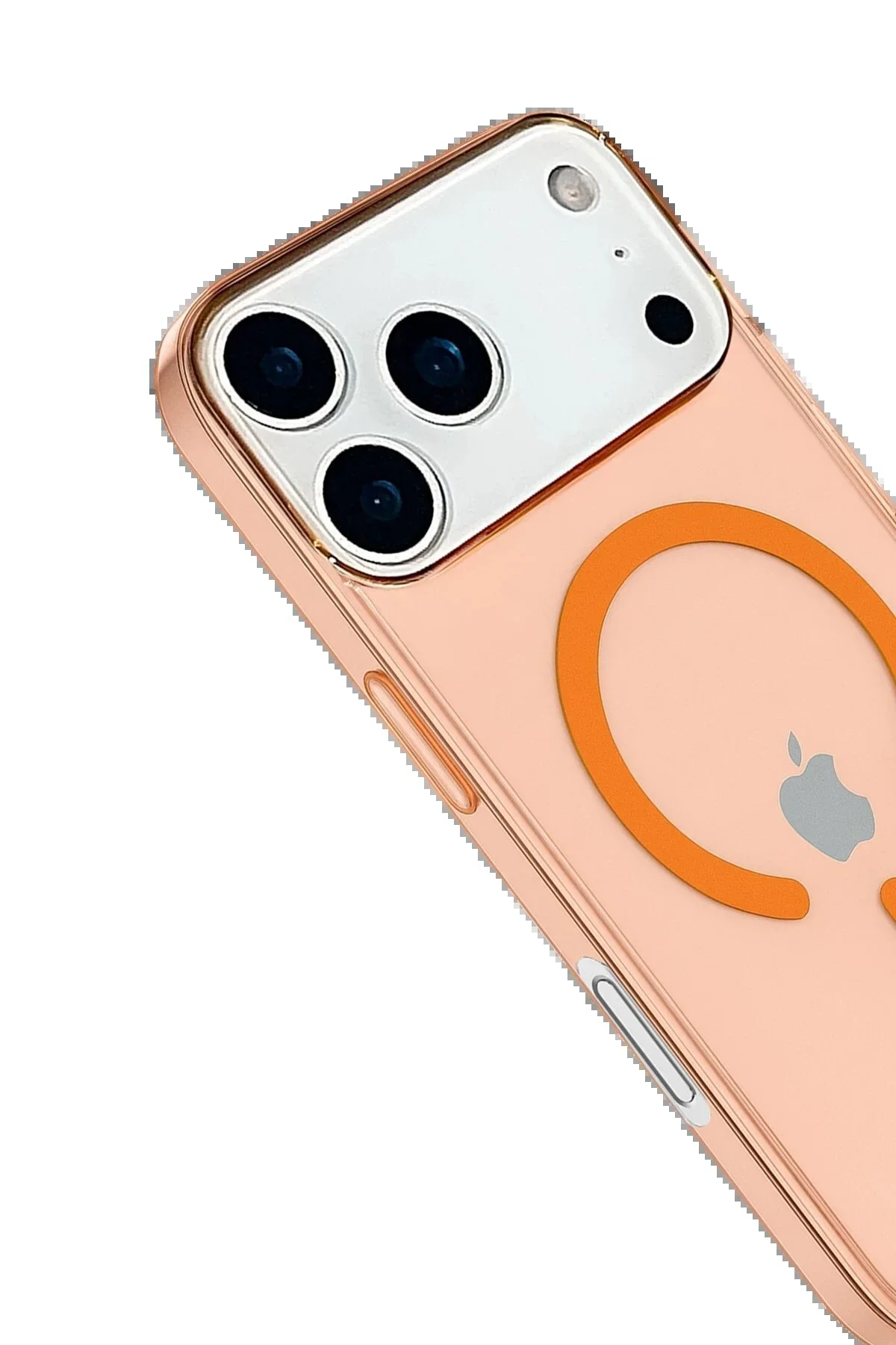 کاور و قاب IPHONE 17 PRO MAX CASE PC REAL MAGSAFE COVER ORANGE NAJMADDIN4901 Najmaddin