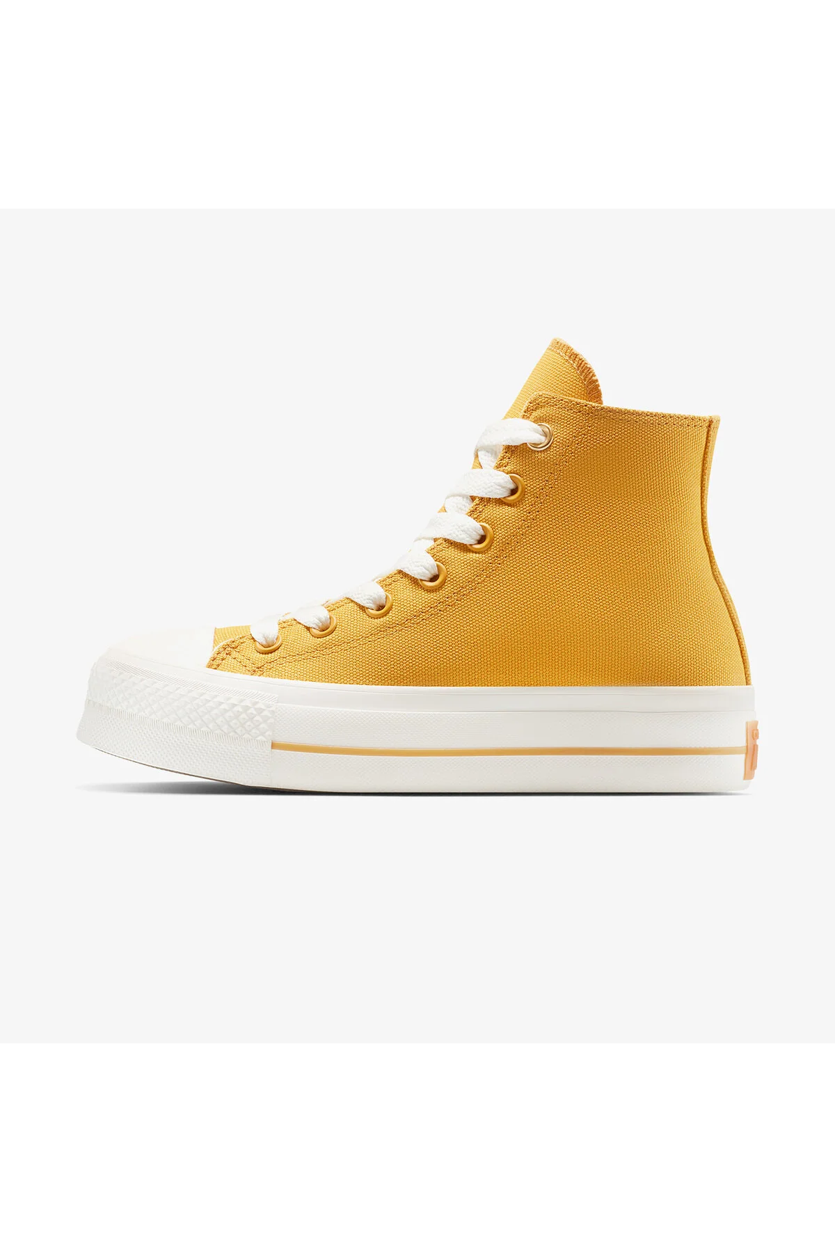 اسنیکر کفش کتانی زرد یونیسکس پلتفرم بالابر همه ستاره چاک تیلور کانورس Converse