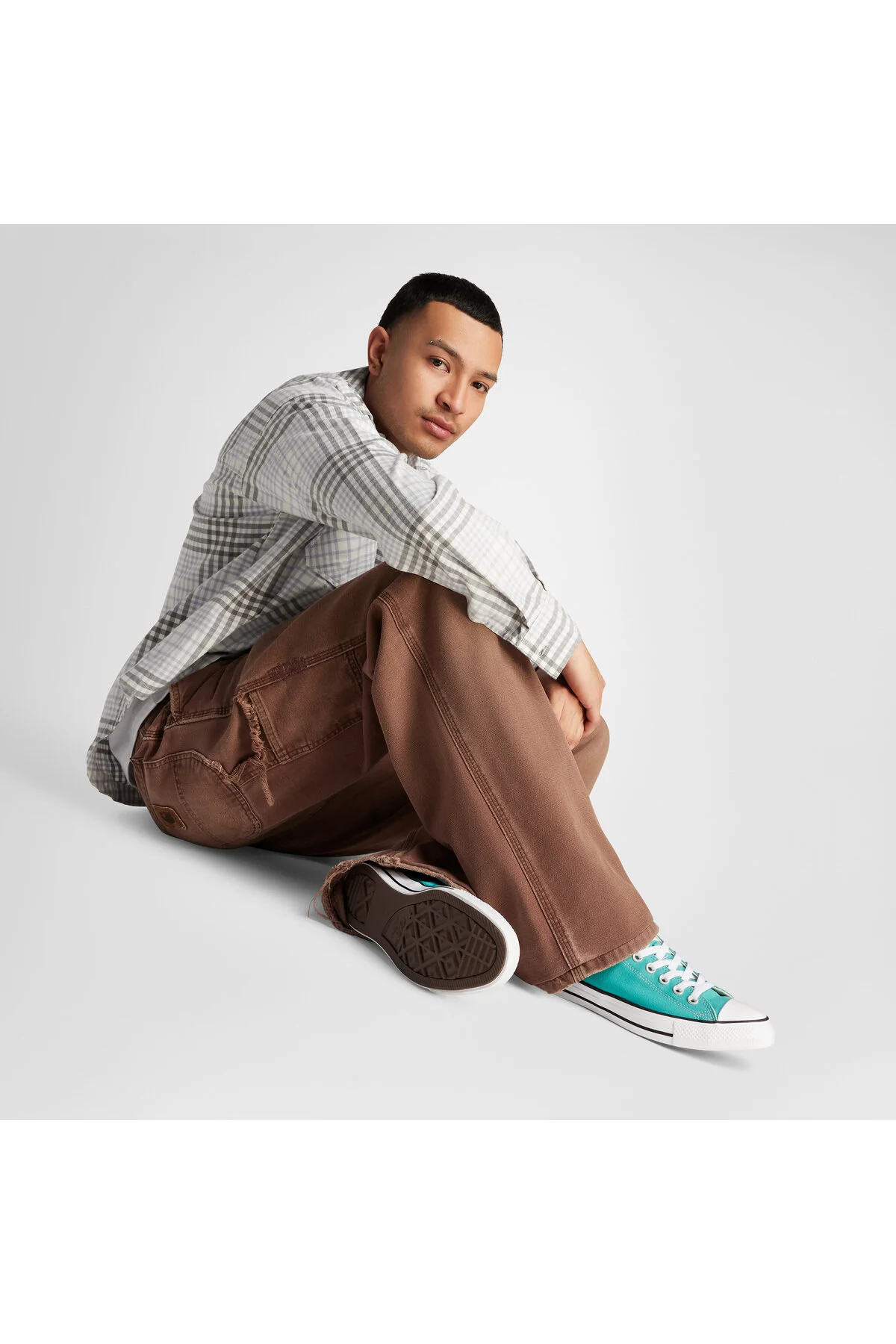 اسنیکر کفش کتانی سبز یونیسکس چاک تیلور کانورس Converse