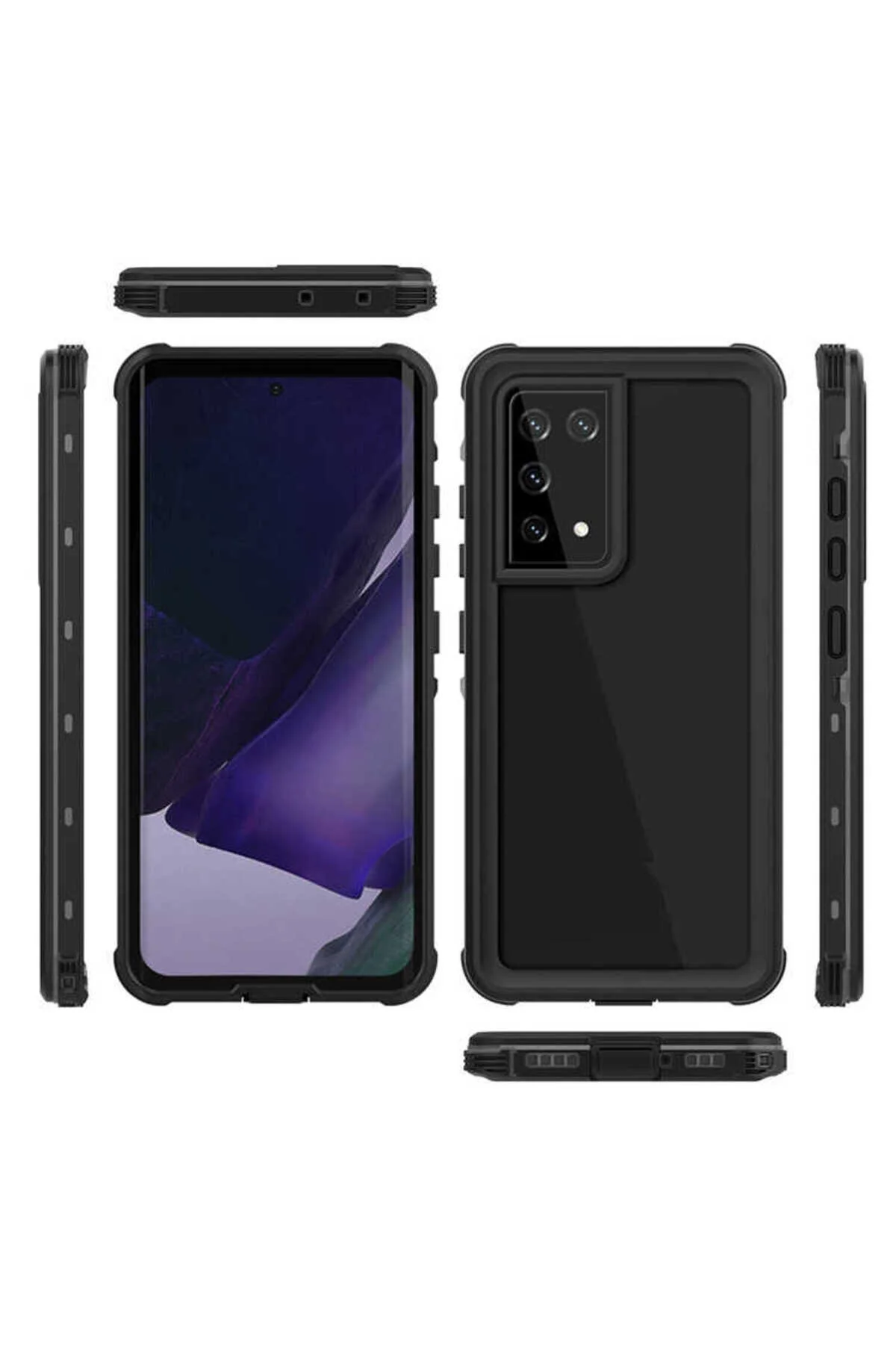 کاور و قاب ضد آب GALAXY S21 ULTRA CASE 1 مشکی Zore