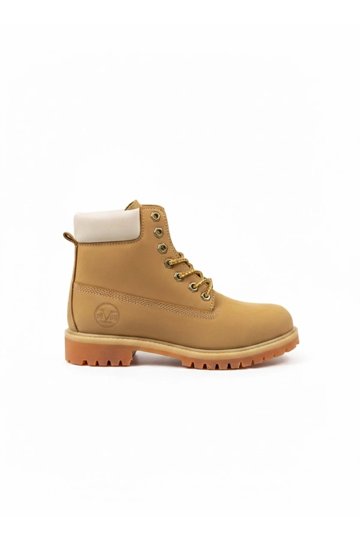 چکمه و بوت های یونیسکس چرم زرد NUBUCK G Forelli