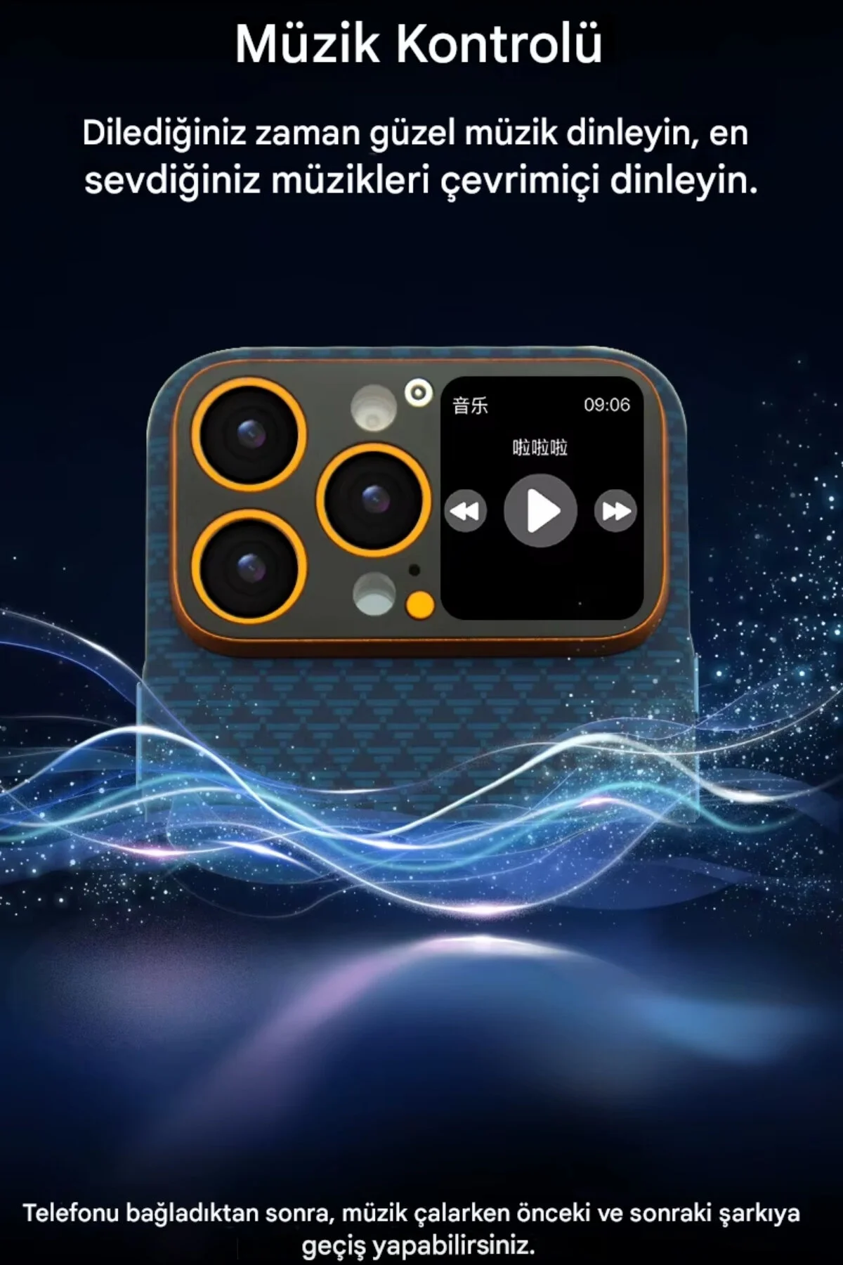 کاور و قاب گوشی مدل W8 OLED مناسب برای Apple iPhone 15 Pro Max با طراحی نازک و جنس کربن مشکی Wearfit Pro