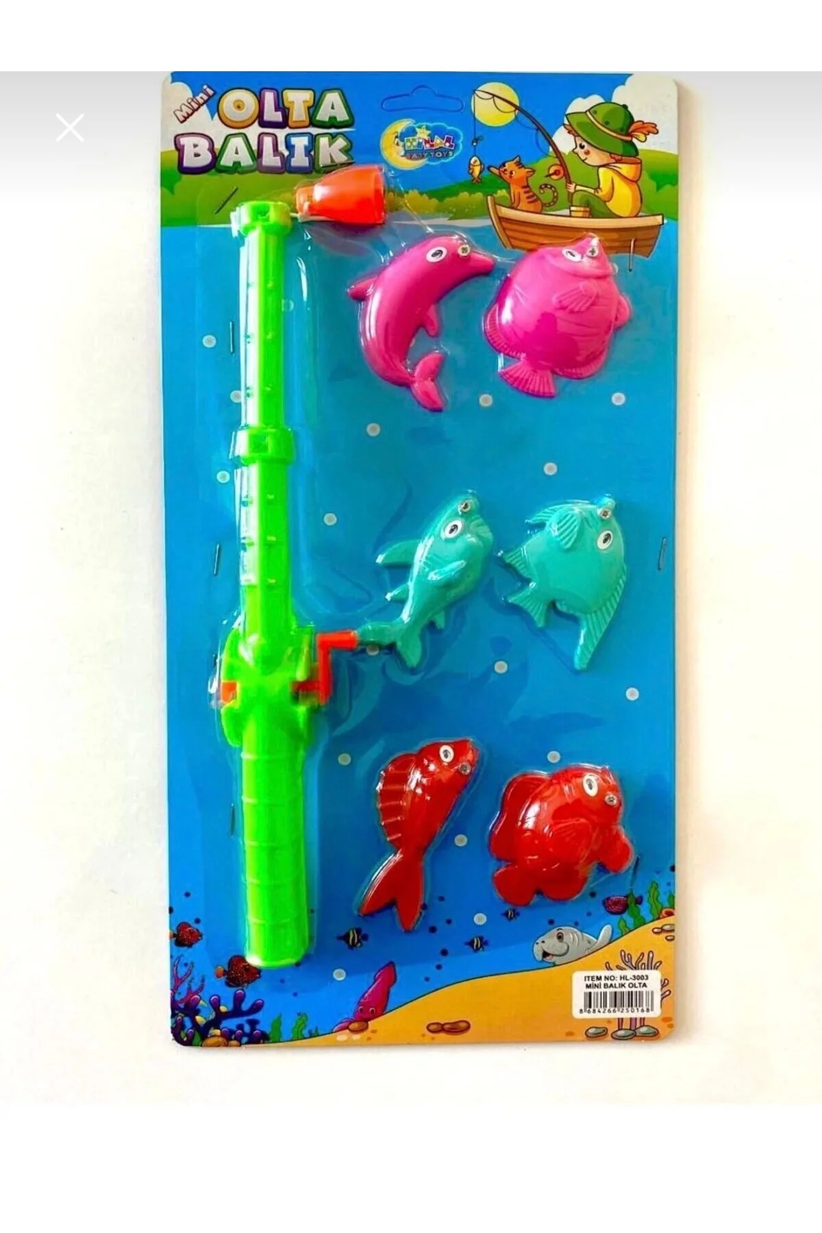 اسباب بازی های فیگور دیگر ماهیگیری مگنت ست چوب میله + 4 ماهی ERTOYS STORE