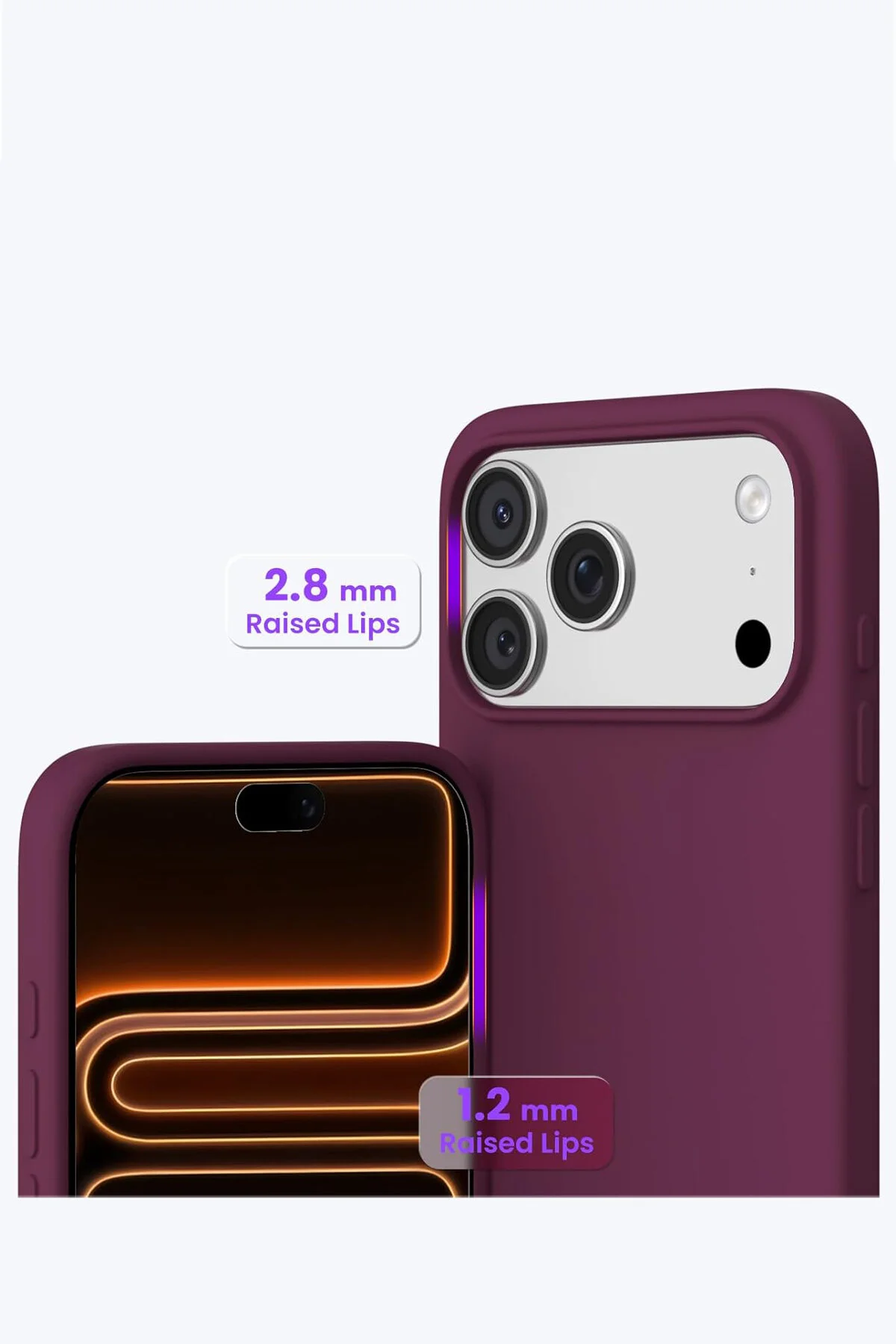 کاور و قاب جداشدنی سیلیکونی ممتاز مدل ولوت سازگار با IPHONE 17 PRO Tech&amp;bello accessories