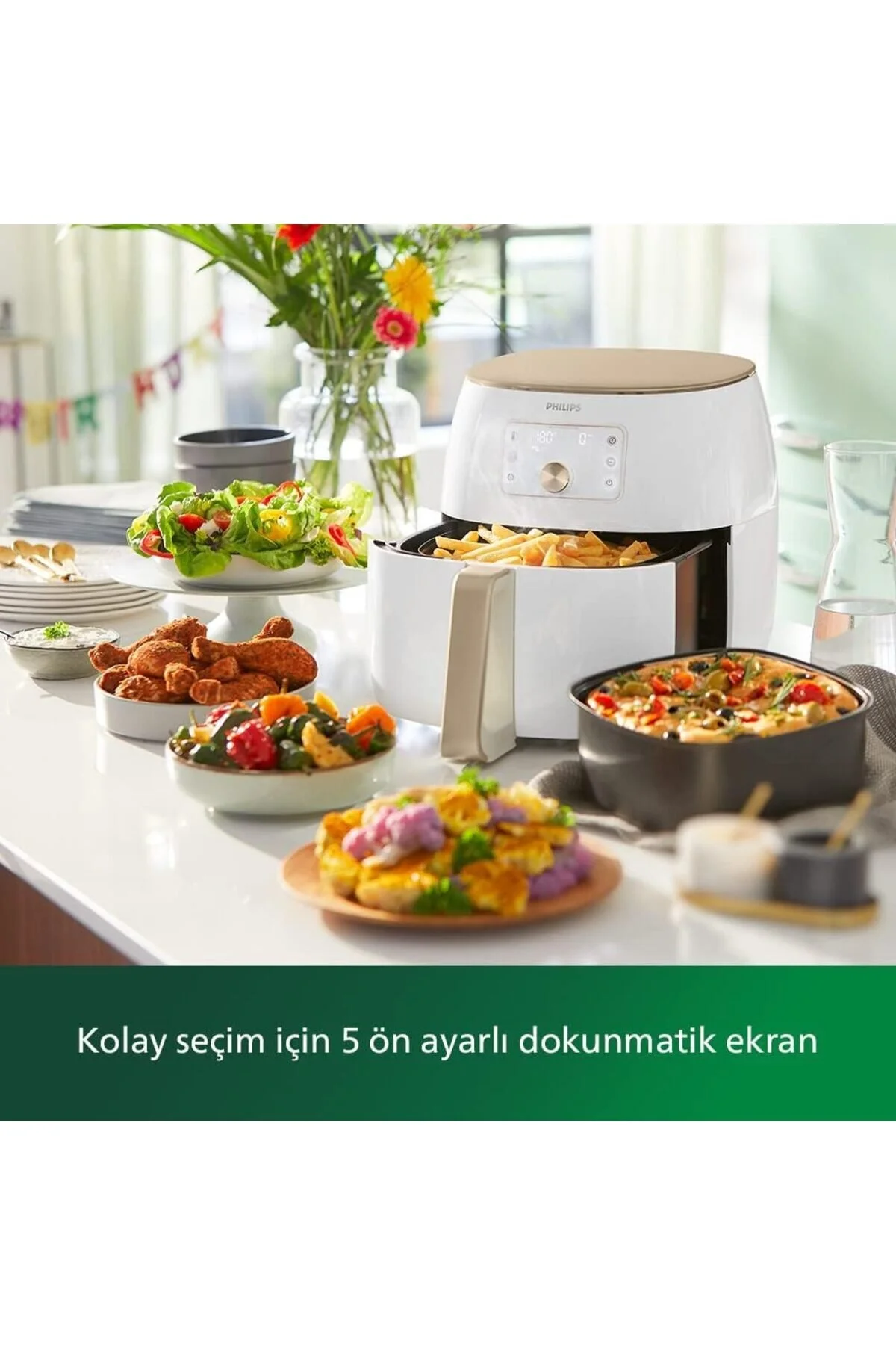 سرخ‌کن Airfryer Smart Sensing 7.3 L Rapid Air با حالت نگهدارنده گرما
