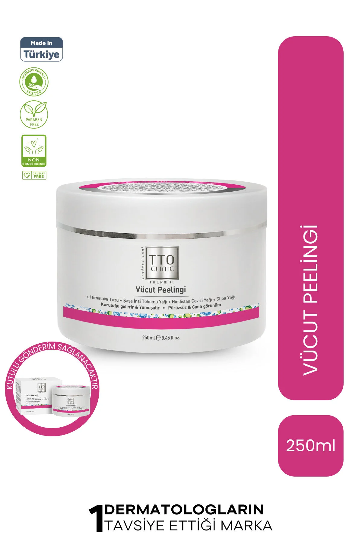 اسکراب بدن لایه برداری CLINUC 250 میل Tto