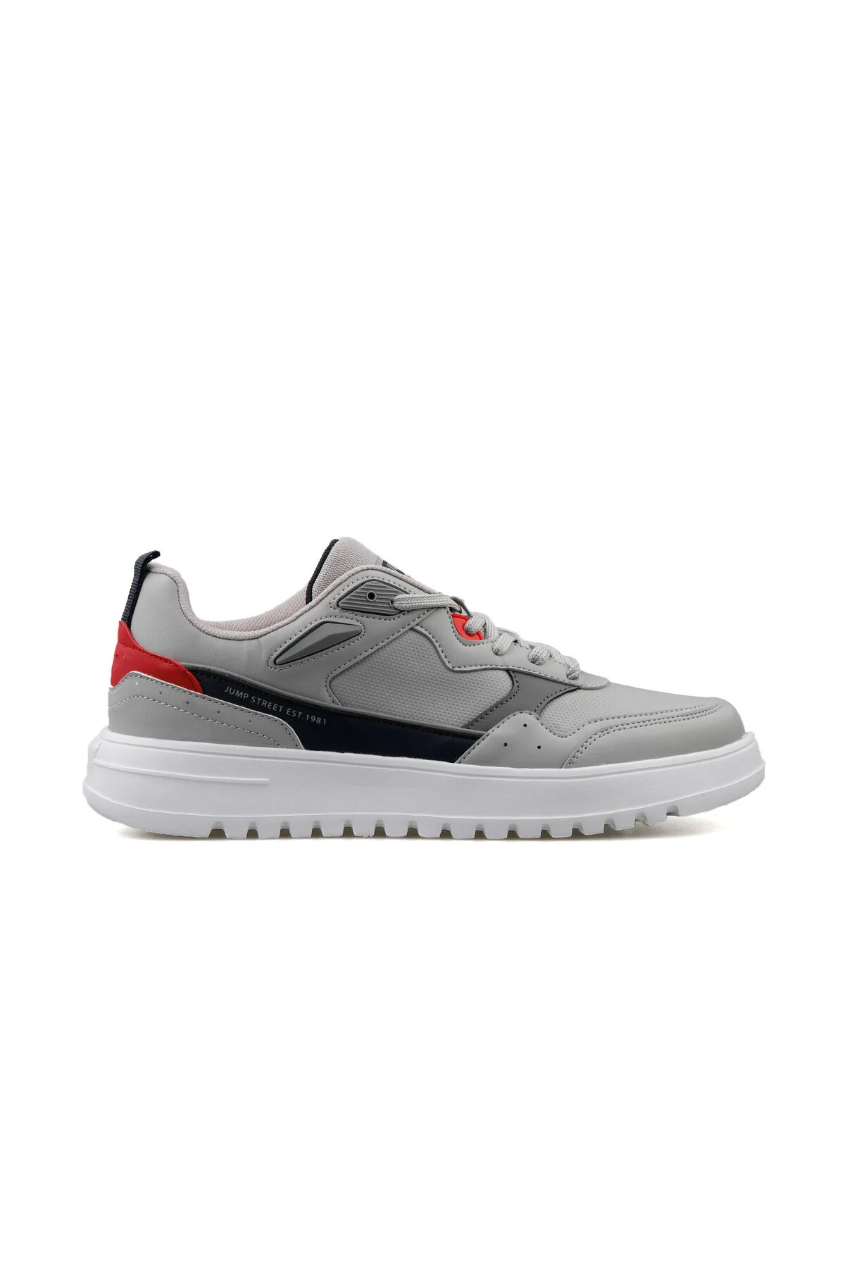 کفش مردانه Lgrey Red Navy ورزشی پیاده روی خاکستری جامپ Jump
