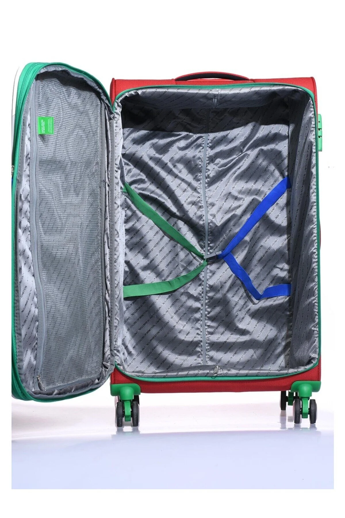 چمدان و ساک قرمز مردانه زنانه 14BNT2200 01 kr یونیسکس سایز بزرگ United Colors of Benetton