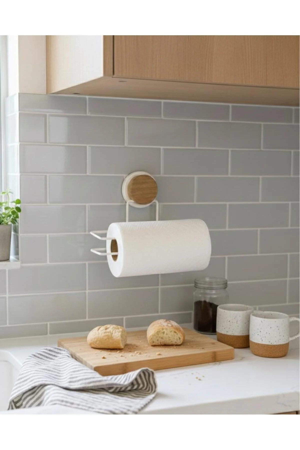 نظم‌دهنده حمام MAGIC FIX با الگوی چوبی Okyanus Home