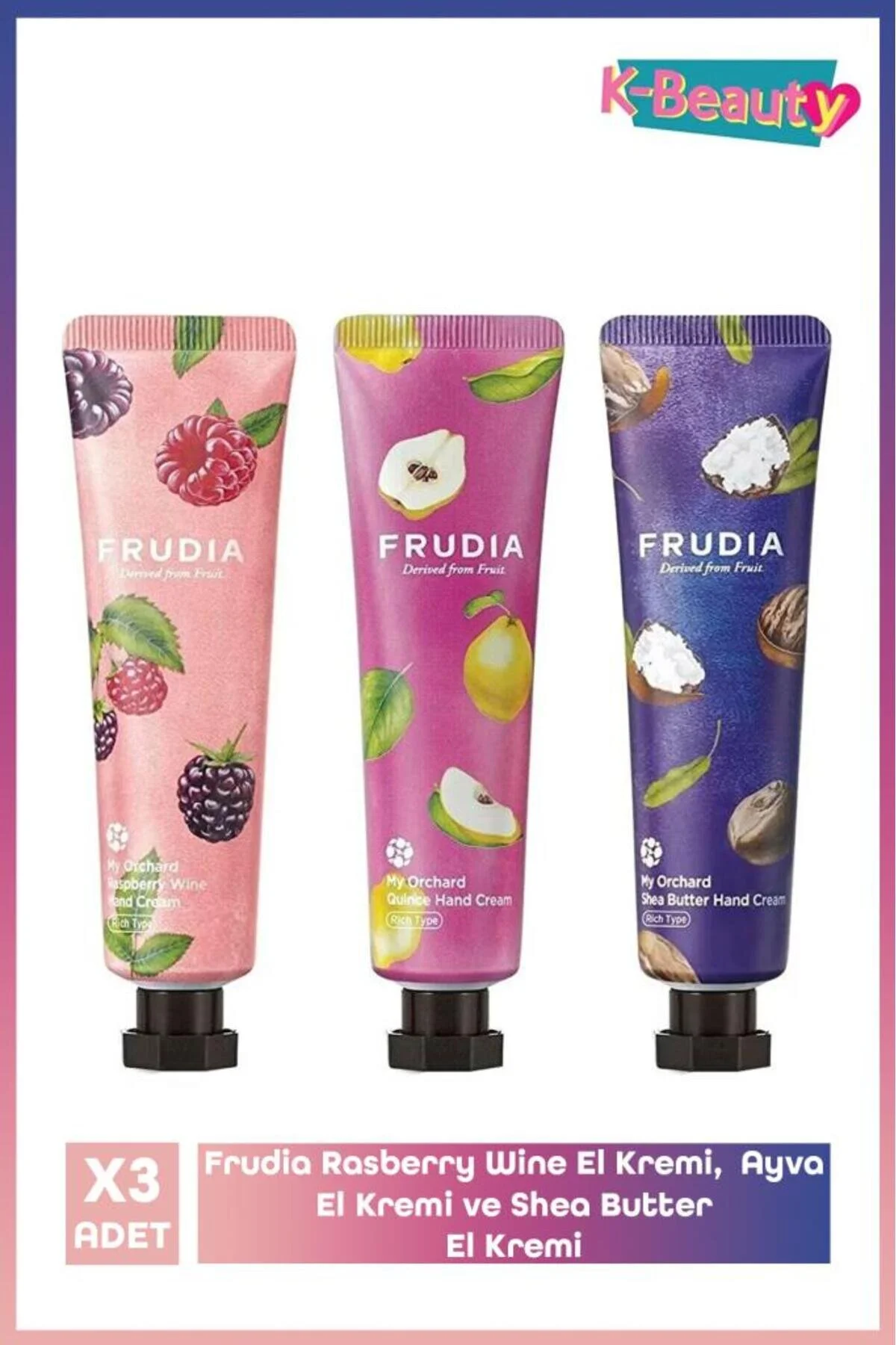 کرم دست کرمی توت فرنگی، بهارنارنج و کره شیر Frudia