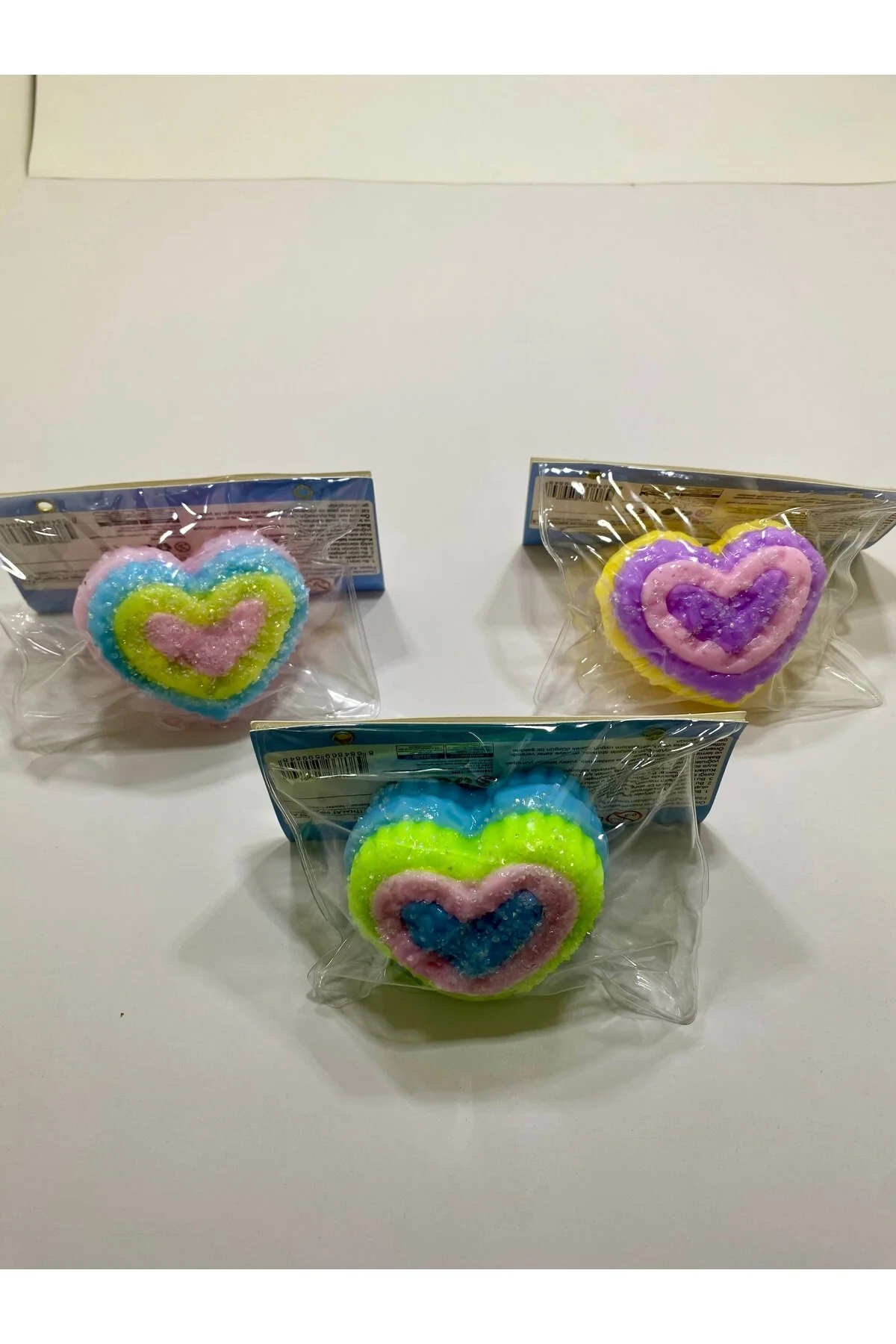اسباب بازی های فیگور دیگر SQUISH SQUISHY HEART COLORFUL 1 PIECE COLOR سورپرایز DF ToyShop