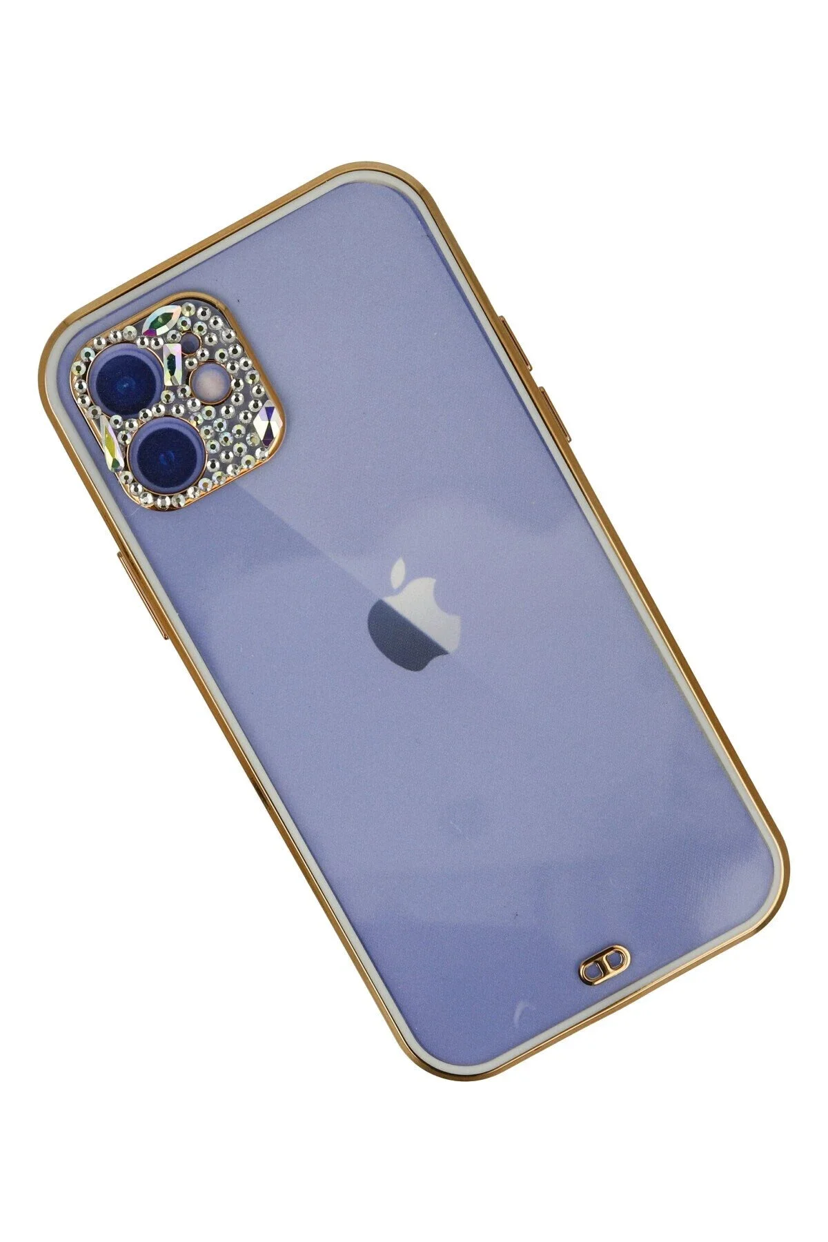 کاور و قاب IPHONE 12 CASE LIVA STONE سیلیکونی سفید HarmonyAura