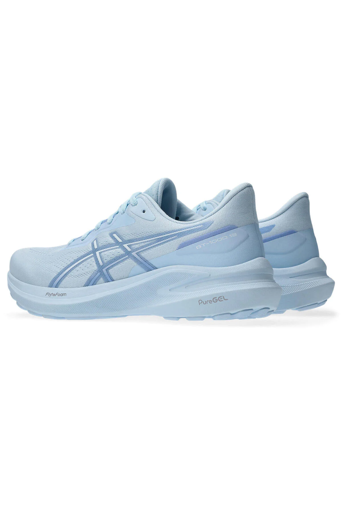 کفش پیاده روی ورزشی آبی زنانه GT 1000 13 در حال رانینگ 1012B663 401 آسیکس Asics