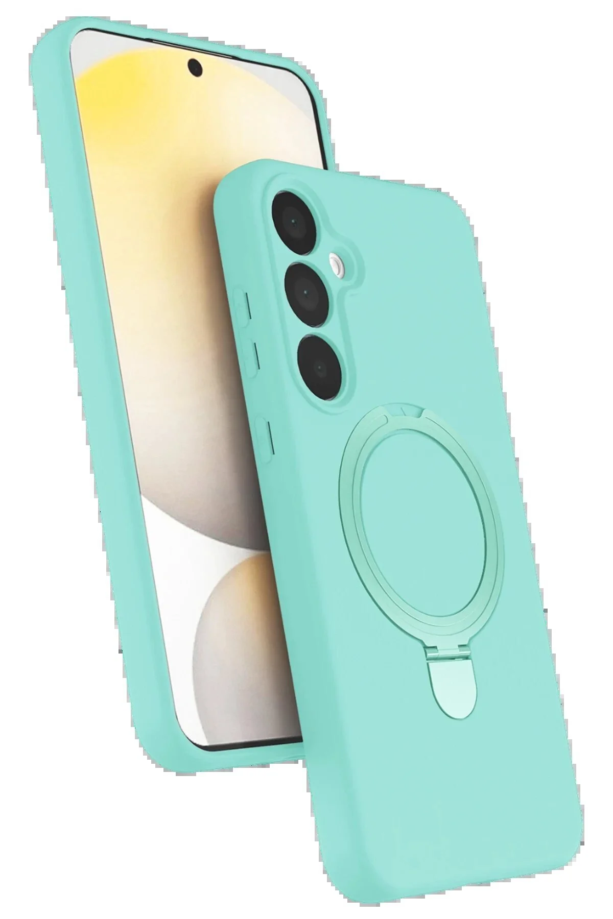 کاور و قاب پایه رگال MAGSAFE سامسونگ GALAXY A16 5G سبز آبی noip