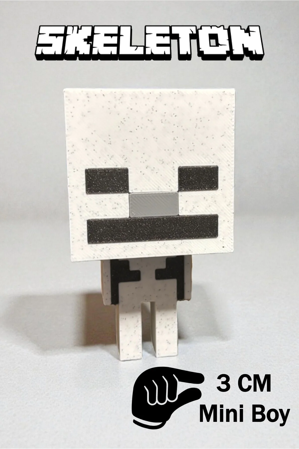 اسباب بازی های فیگور شخصیت اسکلت MINECRAFT 3 سانتی متر مینی سایز GiginGo