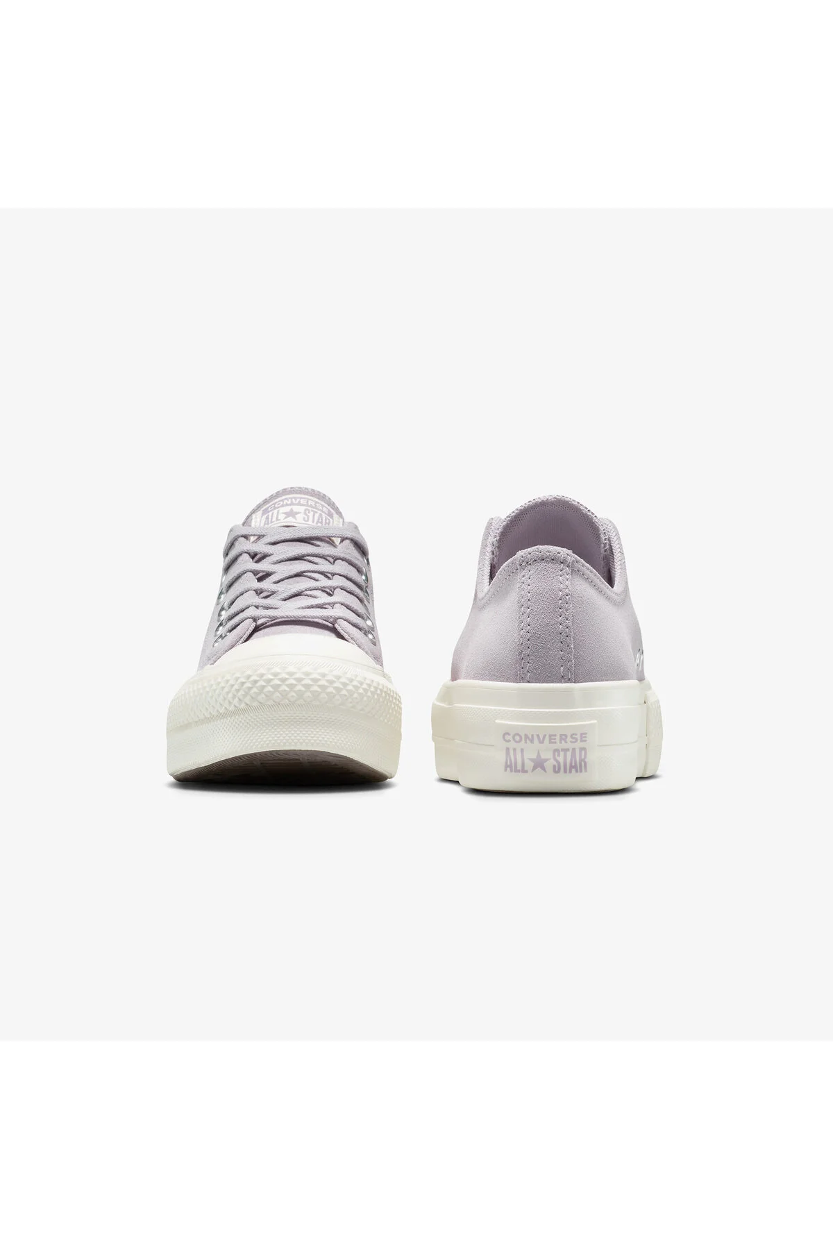 اسنیکر کفش ورزشی بنفش یونیسکس پلتفرم بالابر تمام استار چاک تیلور کانورس Converse