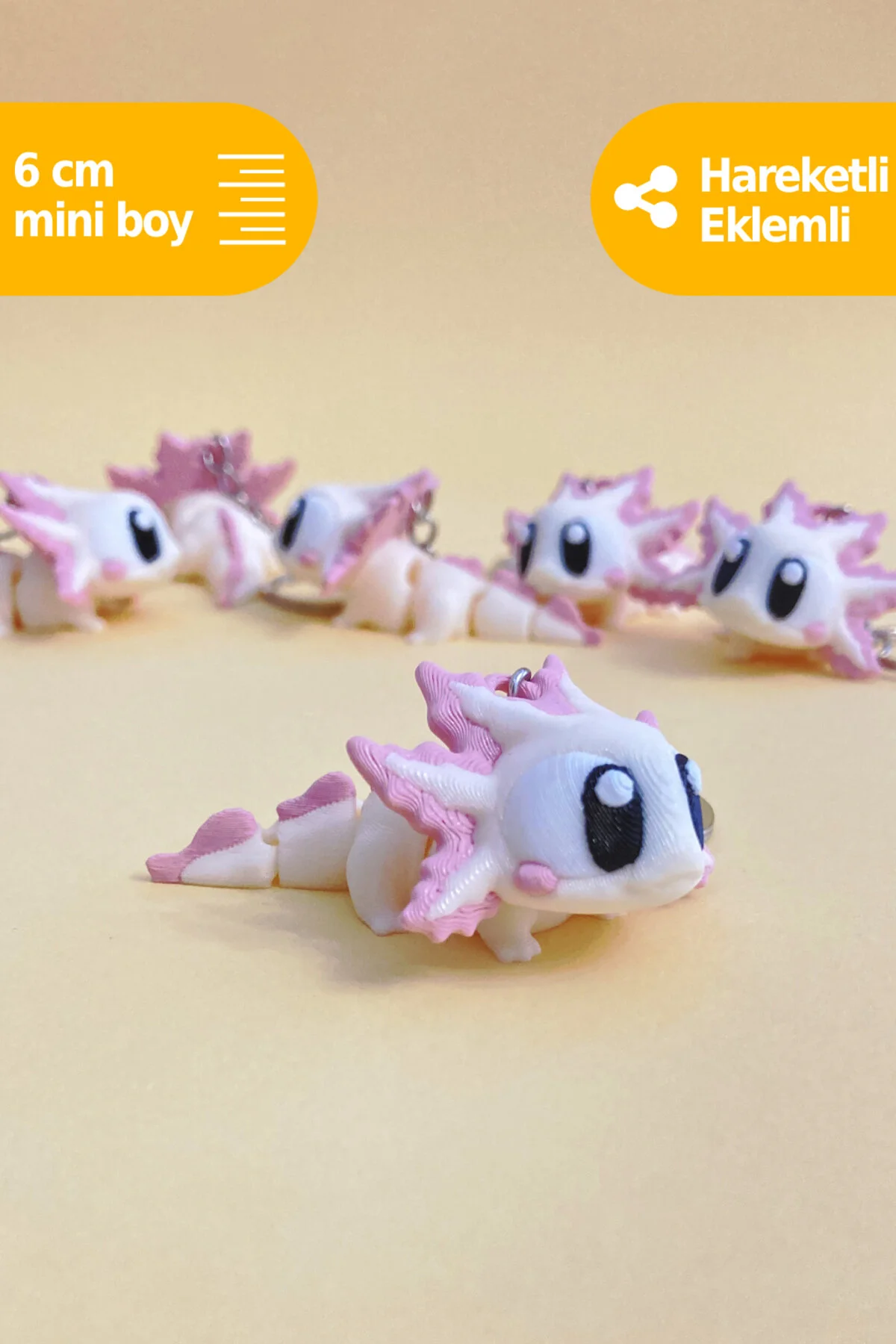 جلیقه کلید جاکلیدی متحرک AXOLOTL لوازم جانبی کیف Artimon 3D Store