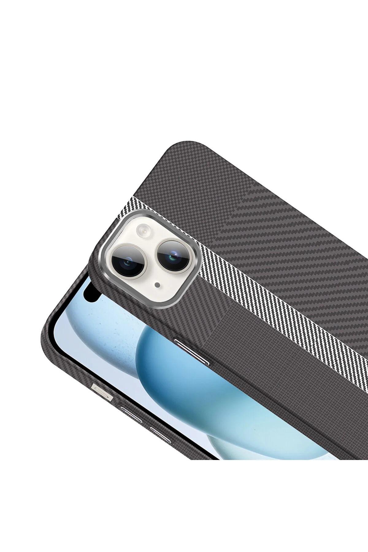 کاور و قاب روکش بسیار نازک سبک وزن با طرح فیبر کربن APPLE IPHONE 13 سازگار MAGESAFE Canpay